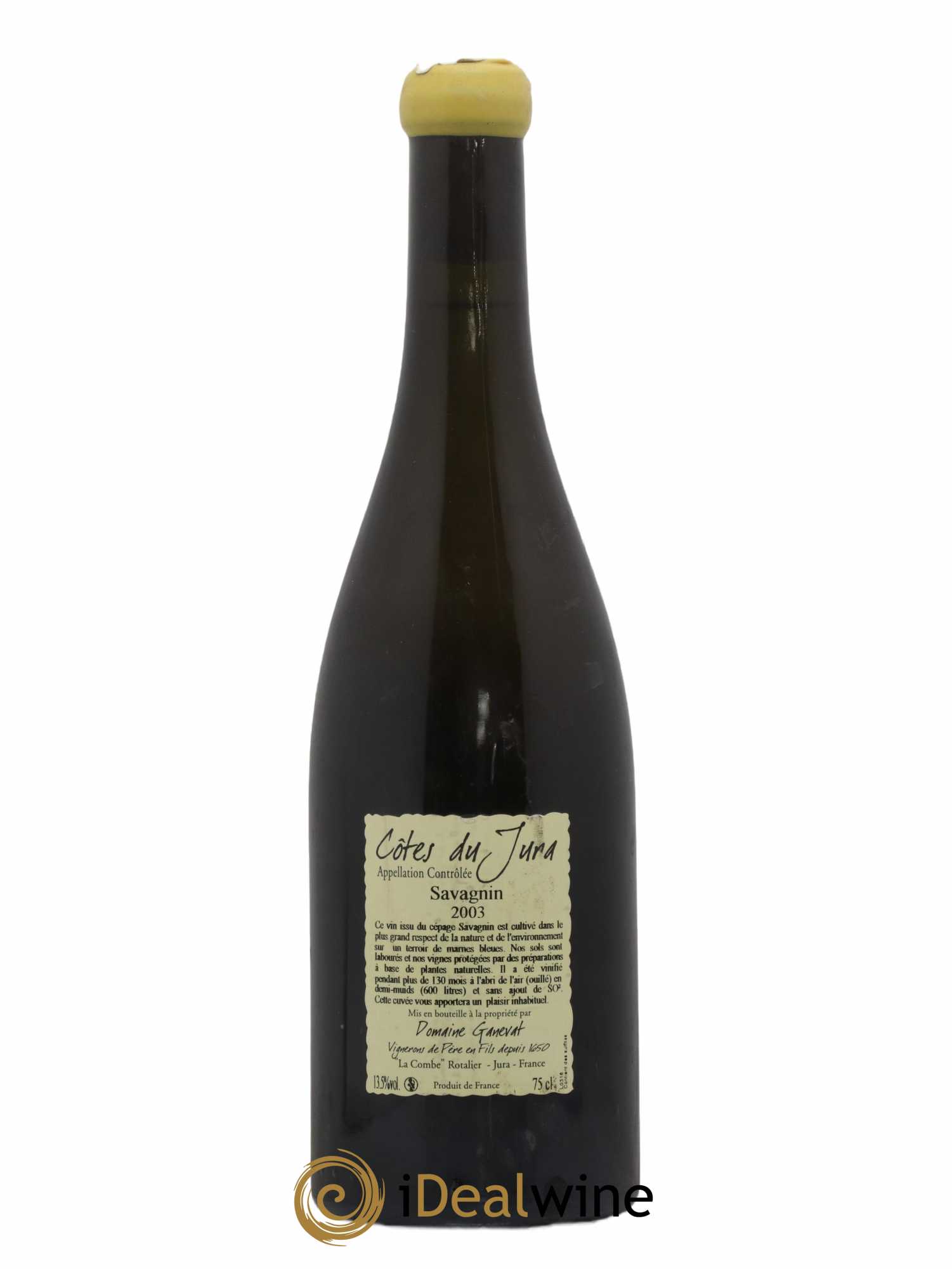 Côtes du Jura Les Vignes de mon Père Jean-François Ganevat (Domaine) 2003 - Lot de 1 bouteille - 1