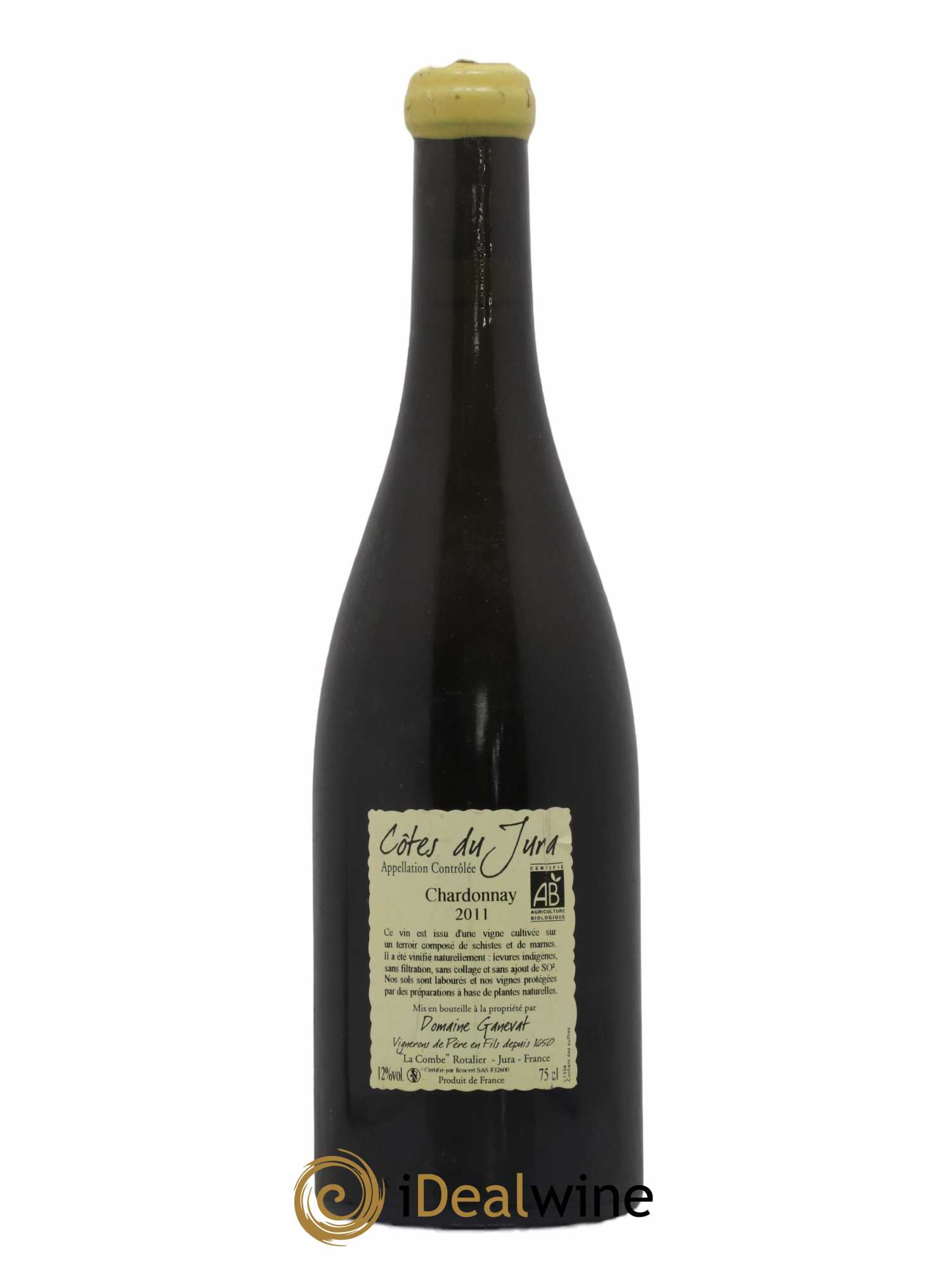 Côtes du Jura Grusse en Billat Jean-François Ganevat (Domaine) 2011 - Lot de 1 bouteille - 1