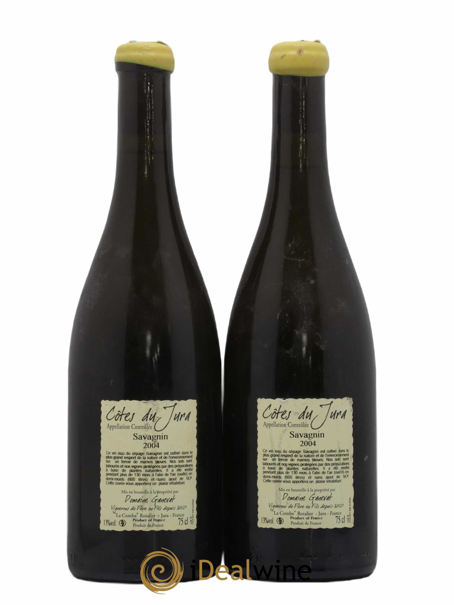 Côtes du Jura Les Vignes de mon Père Jean-François Ganevat (Domaine) 2004 - Lot de 2 bouteilles - 1