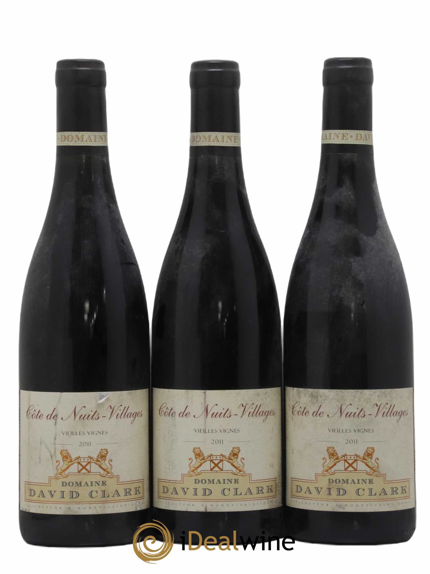 Côte de Nuits-Villages Vieilles Vignes Domaine David Clark 2011 - Lot de 3 bouteilles - 0
