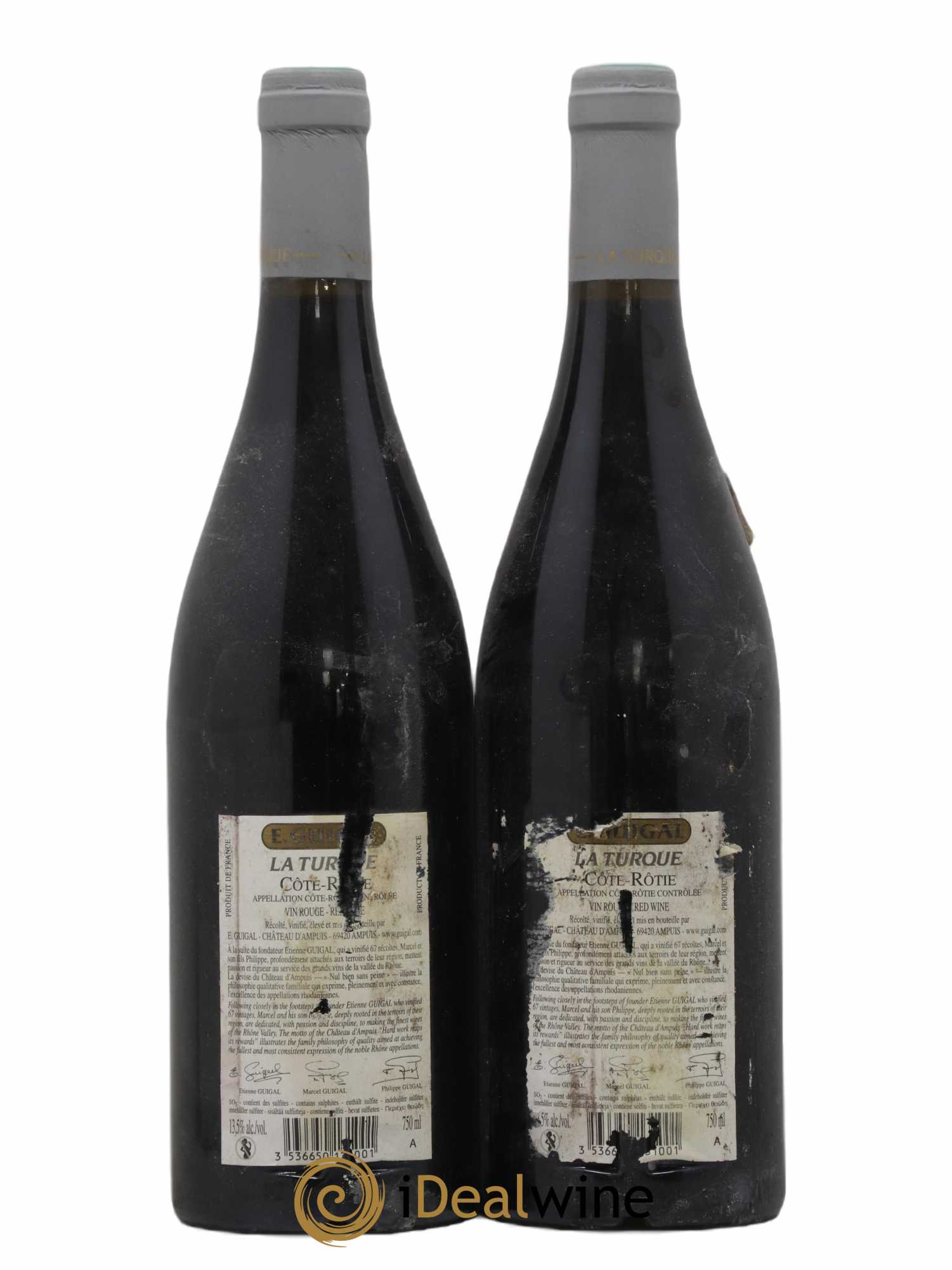 Côte-Rôtie La Turque Guigal 2006 - Lot of 2 bottles - 1