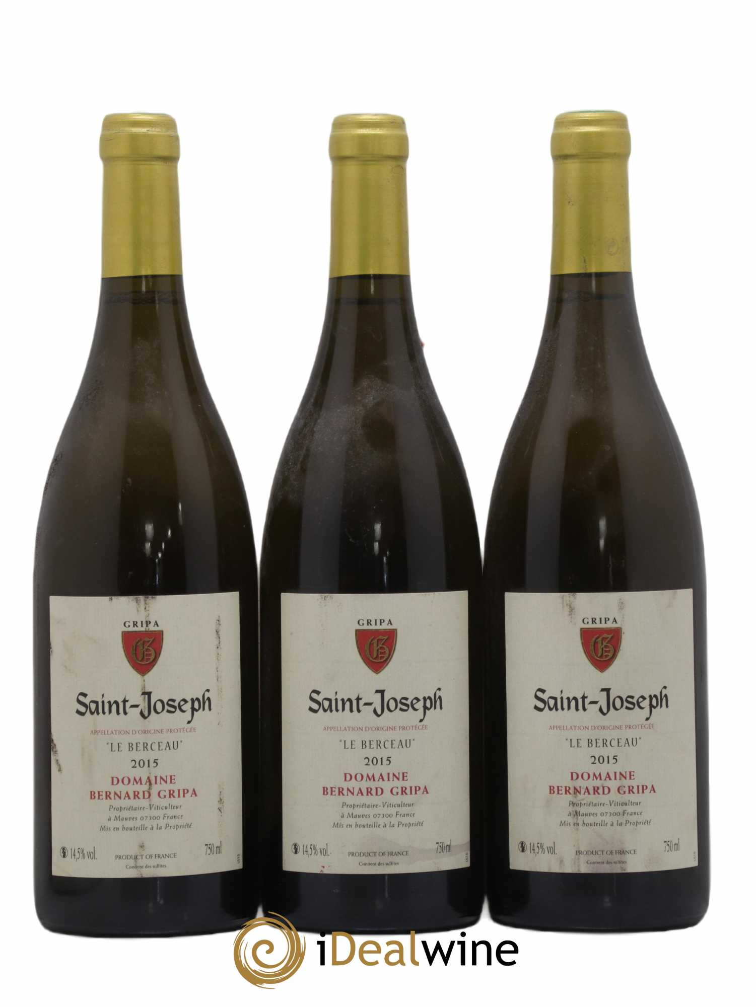 Saint-Joseph Le Berceau Bernard Gripa (Domaine) 2015 - Lot de 3 bouteilles - 0