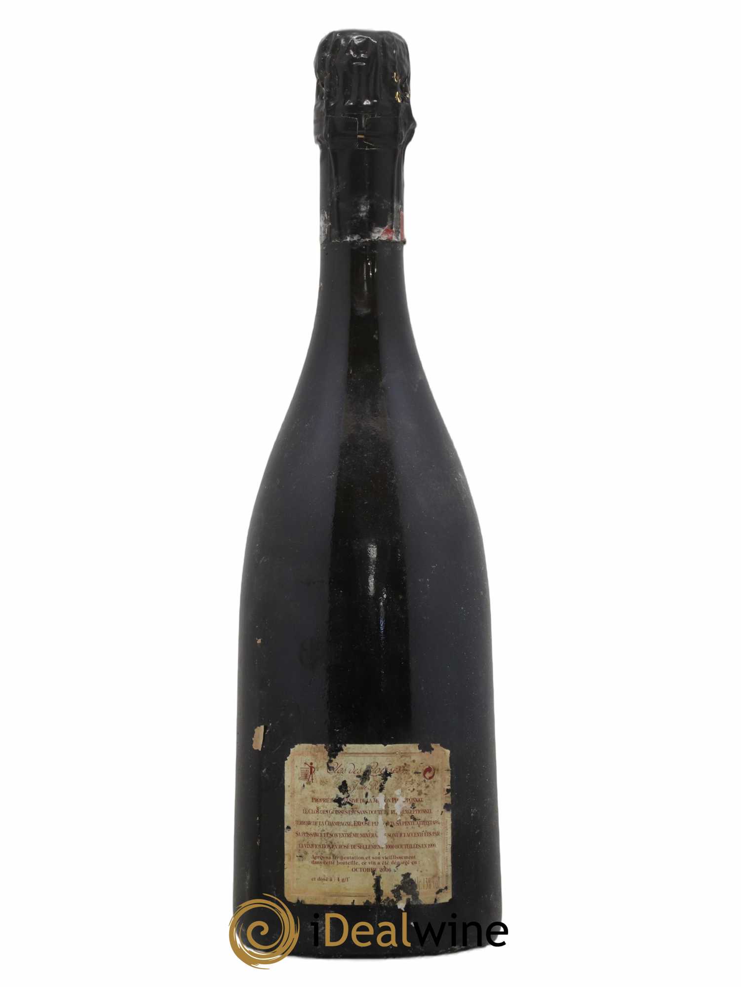 Clos des Goisses Juste Rosé Brut Philipponnat 1999 - Lot de 1 bouteille - 1