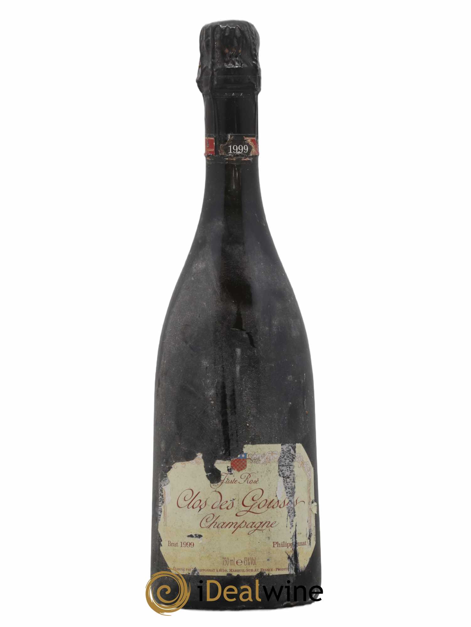 Clos des Goisses Juste Rosé Brut Philipponnat 1999 - Lot de 1 bouteille - 0