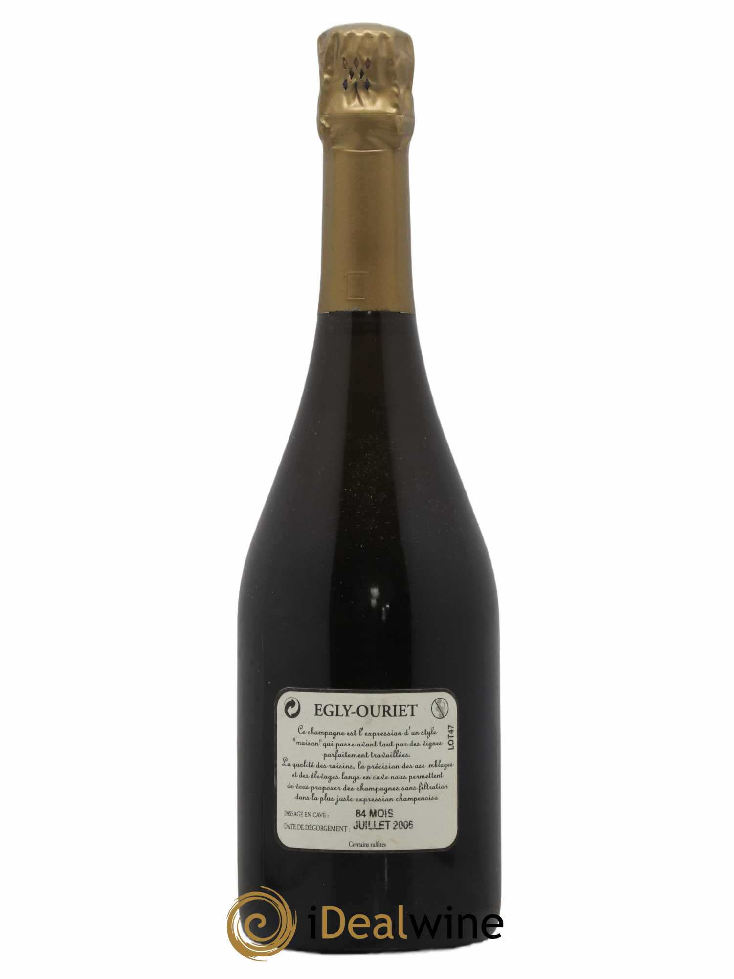 Grand Cru Brut Egly-Ouriet 1998 - Lot of 1 bottle - 1