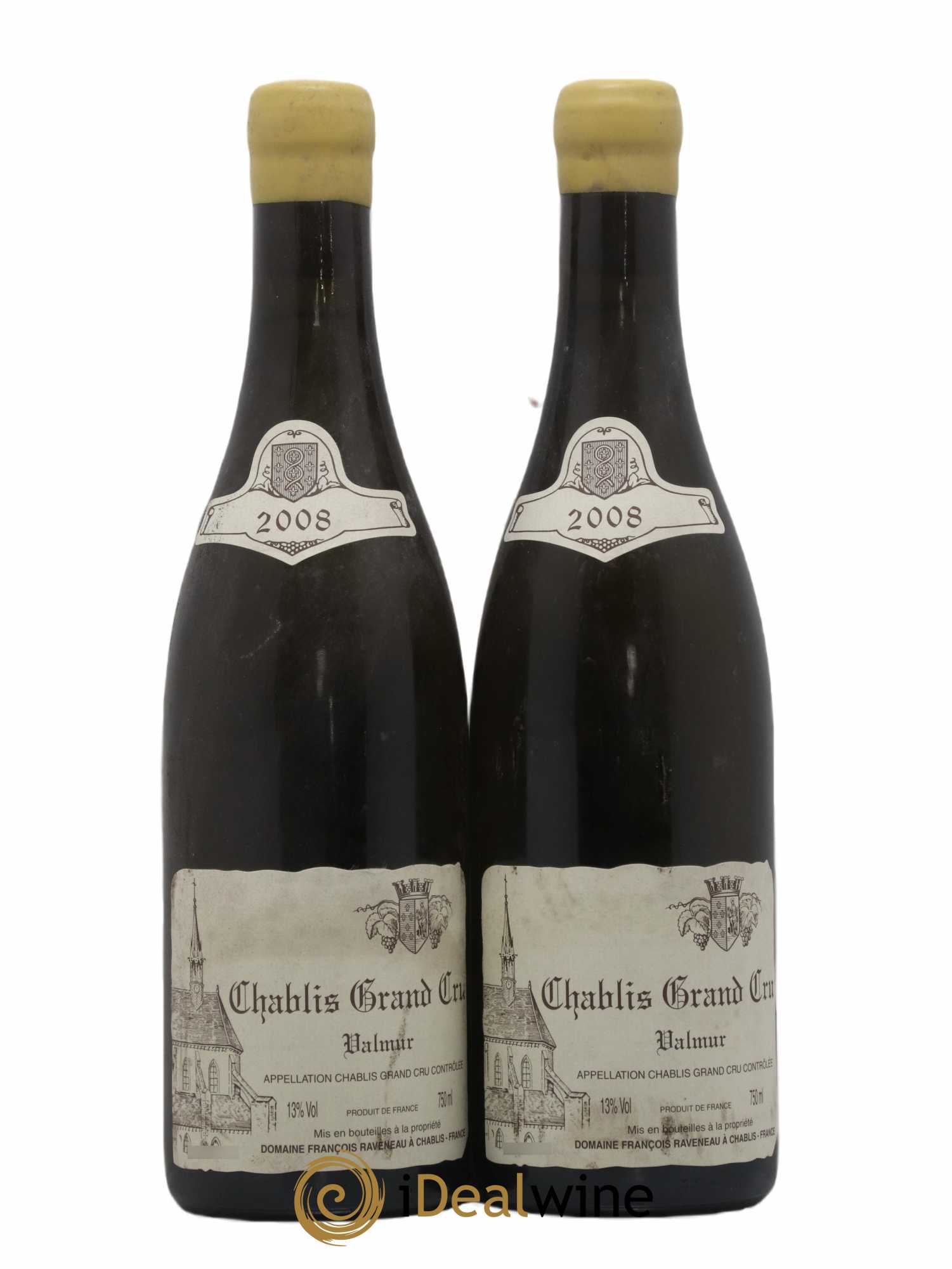Chablis Grand Cru Valmur Raveneau (Domaine) 2008 - Lot de 2 bouteilles - 0