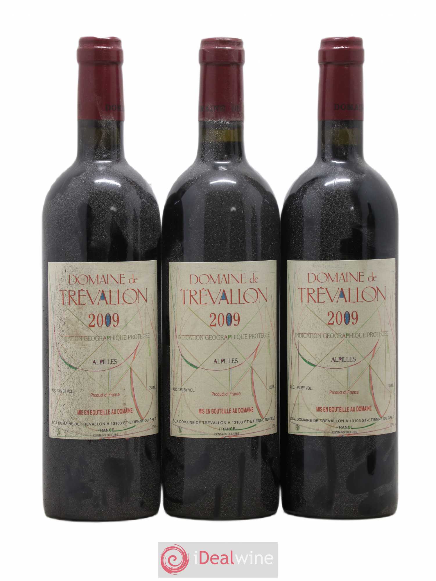 Alpilles Trévallon (Domaine de) Eloi Dürrbach 2009 - Lot de 3 bouteilles - 0