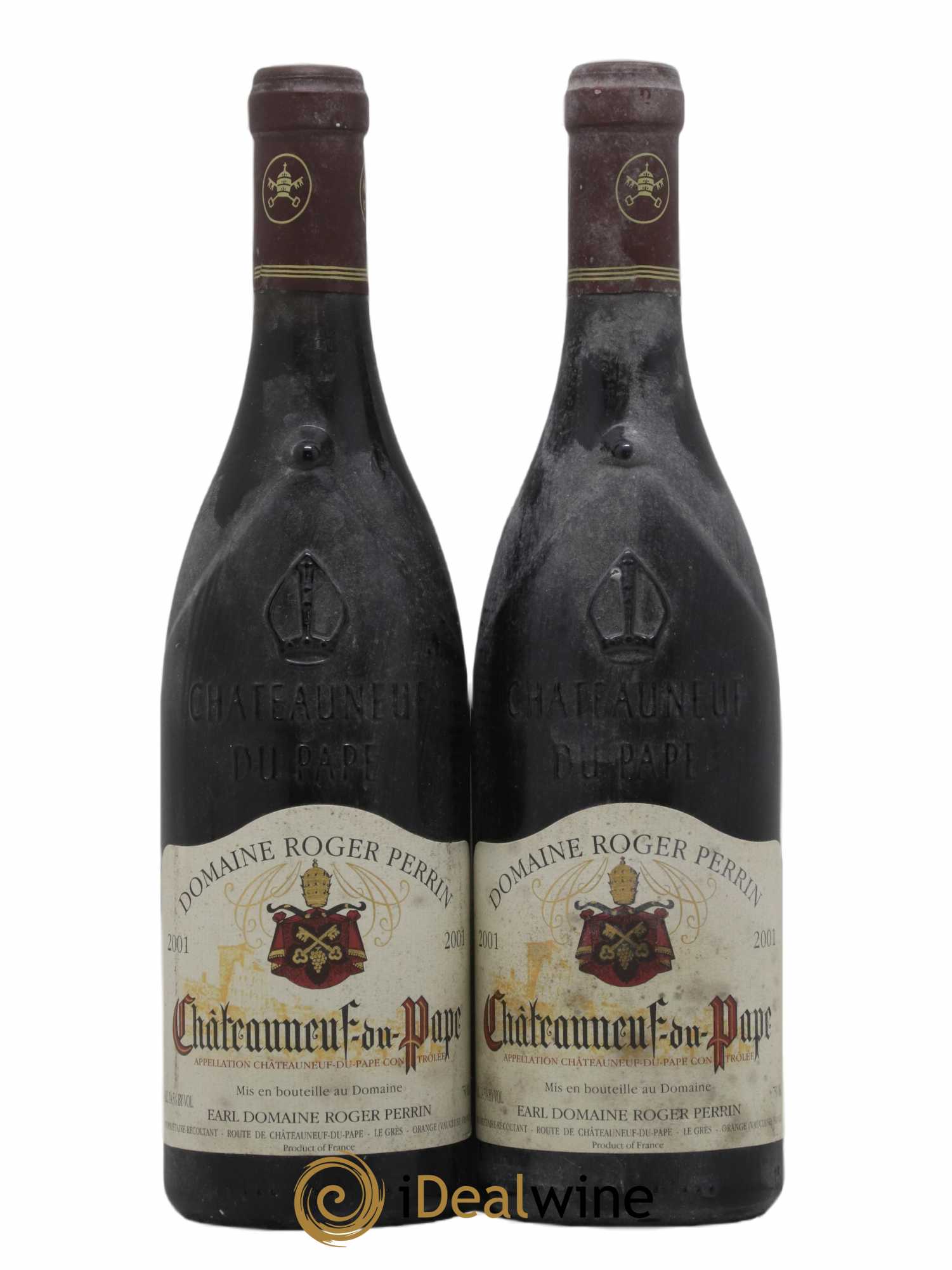 Châteauneuf-du-Pape Roger Perrin 2001 - Lot de 2 bouteilles - 0