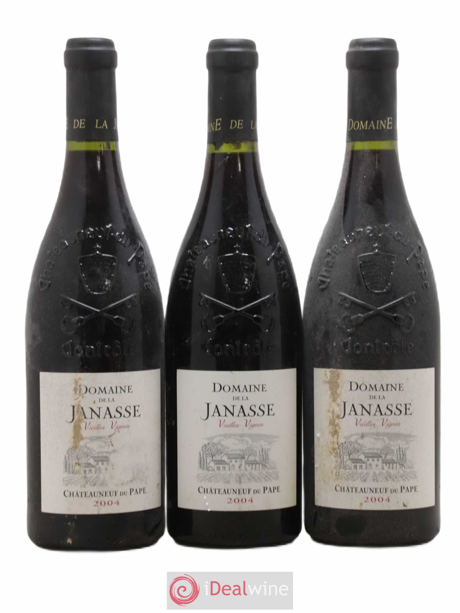 Châteauneuf-du-Pape Cuvée Vieilles Vignes La Janasse (Domaine de) 2004 - Lot de 3 bouteilles - 0