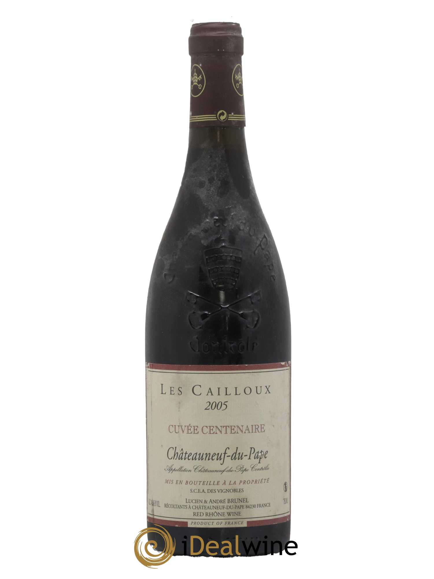 Châteauneuf-du-Pape Les Cailloux Cuvée Centenaire André Brunel 2005 - Lot de 1 bouteille - 0