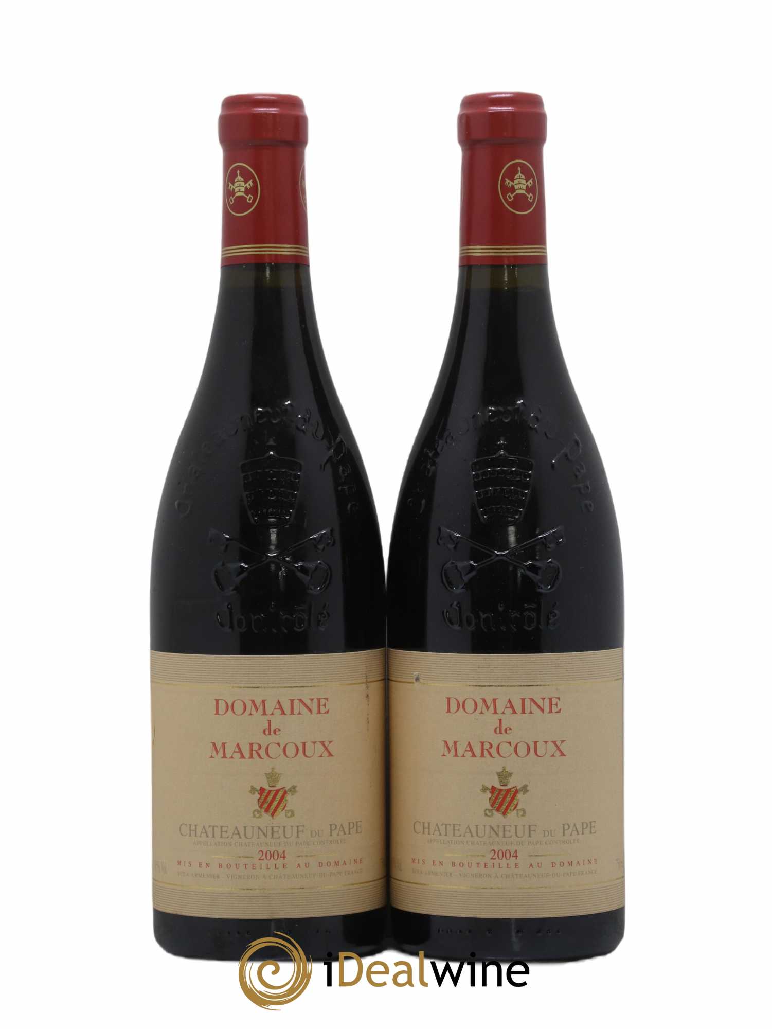 Châteauneuf-du-Pape Marcoux (Domaine de) 2004 - Lot de 2 bouteilles - 0