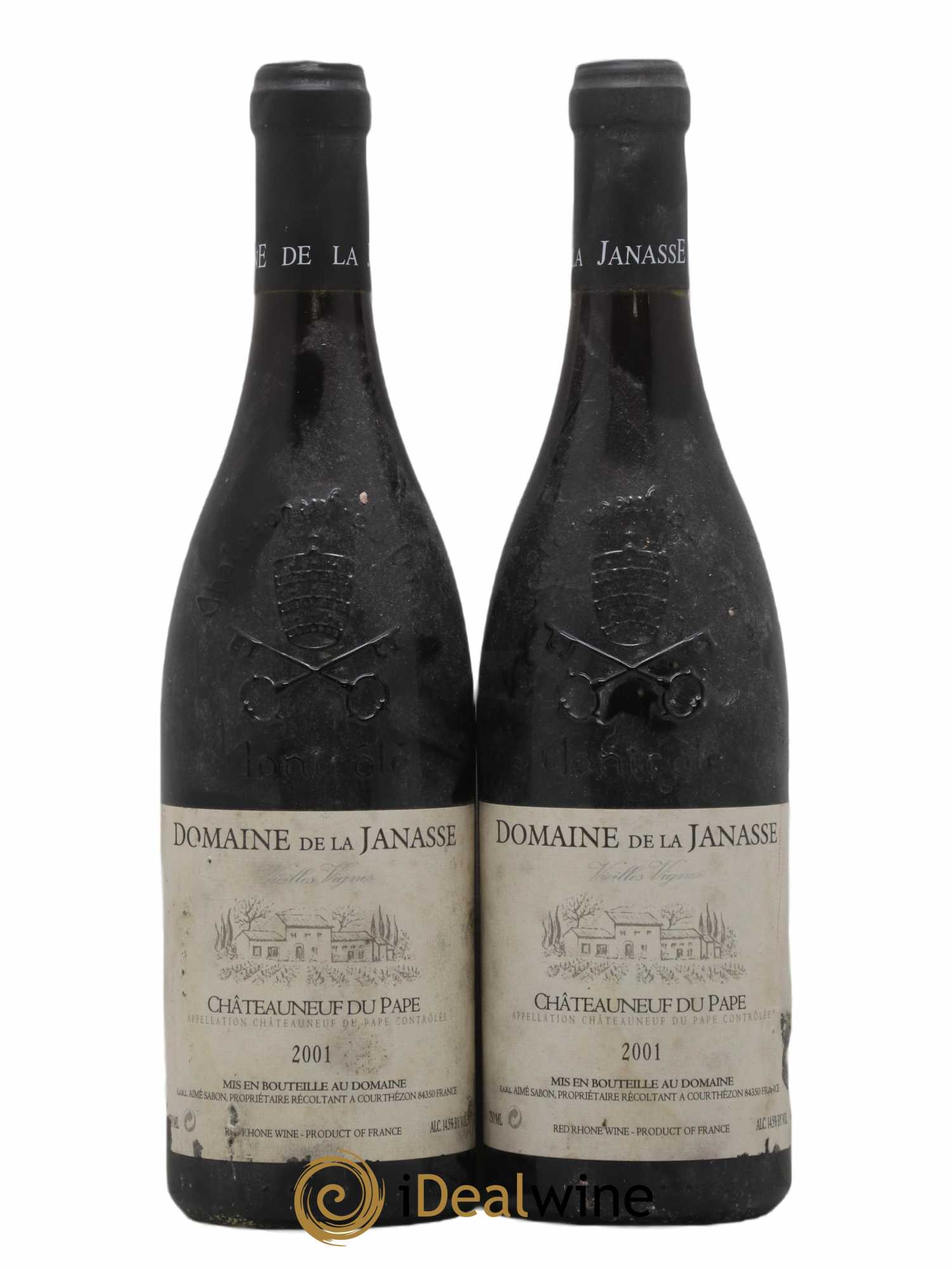 Châteauneuf-du-Pape Cuvée Vieilles Vignes La Janasse (Domaine de) 2001 - Lot de 2 bouteilles - 0