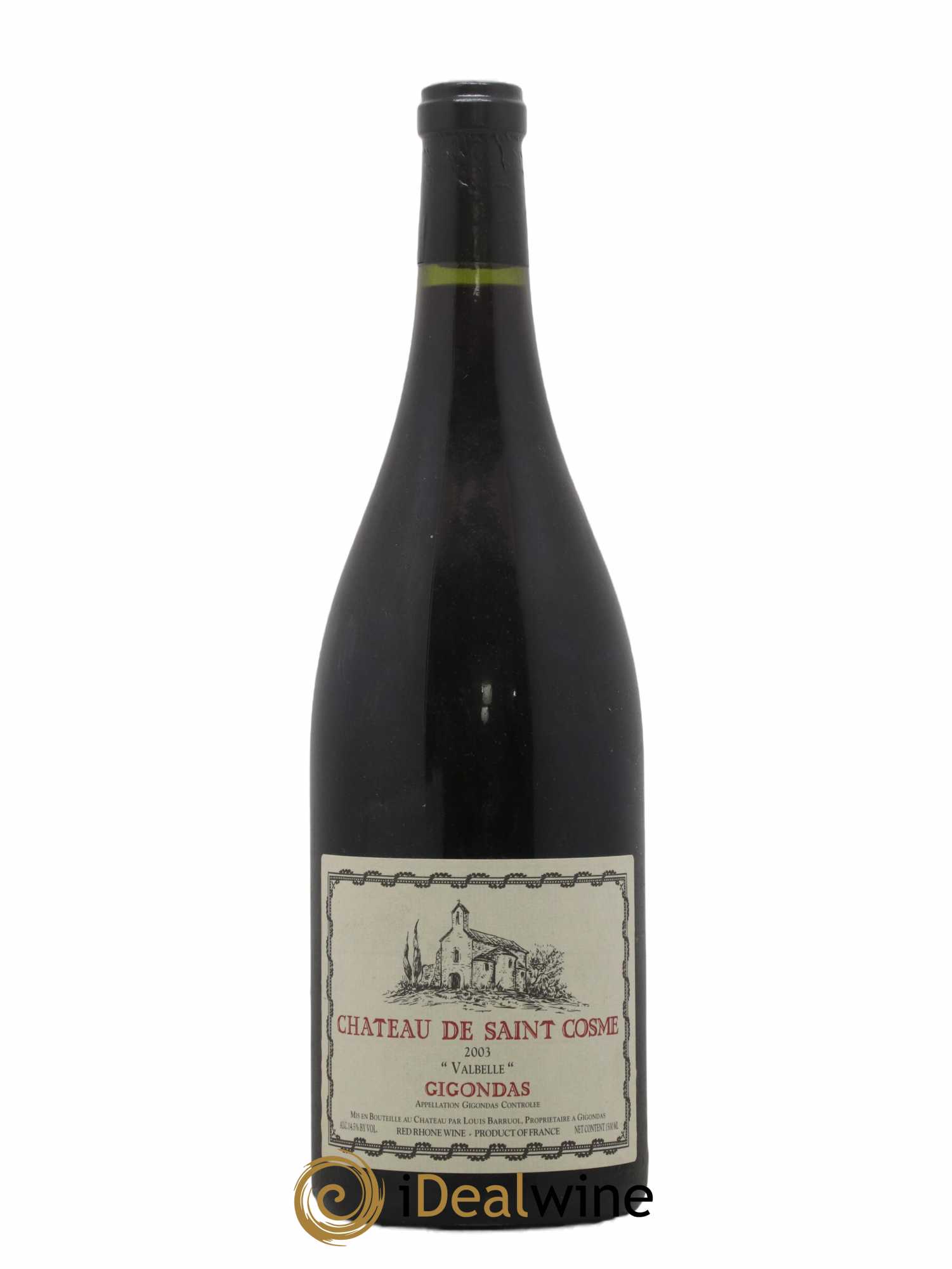 Gigondas Valbelle Saint Cosme 2003 - Lot de 1 magnum - 0