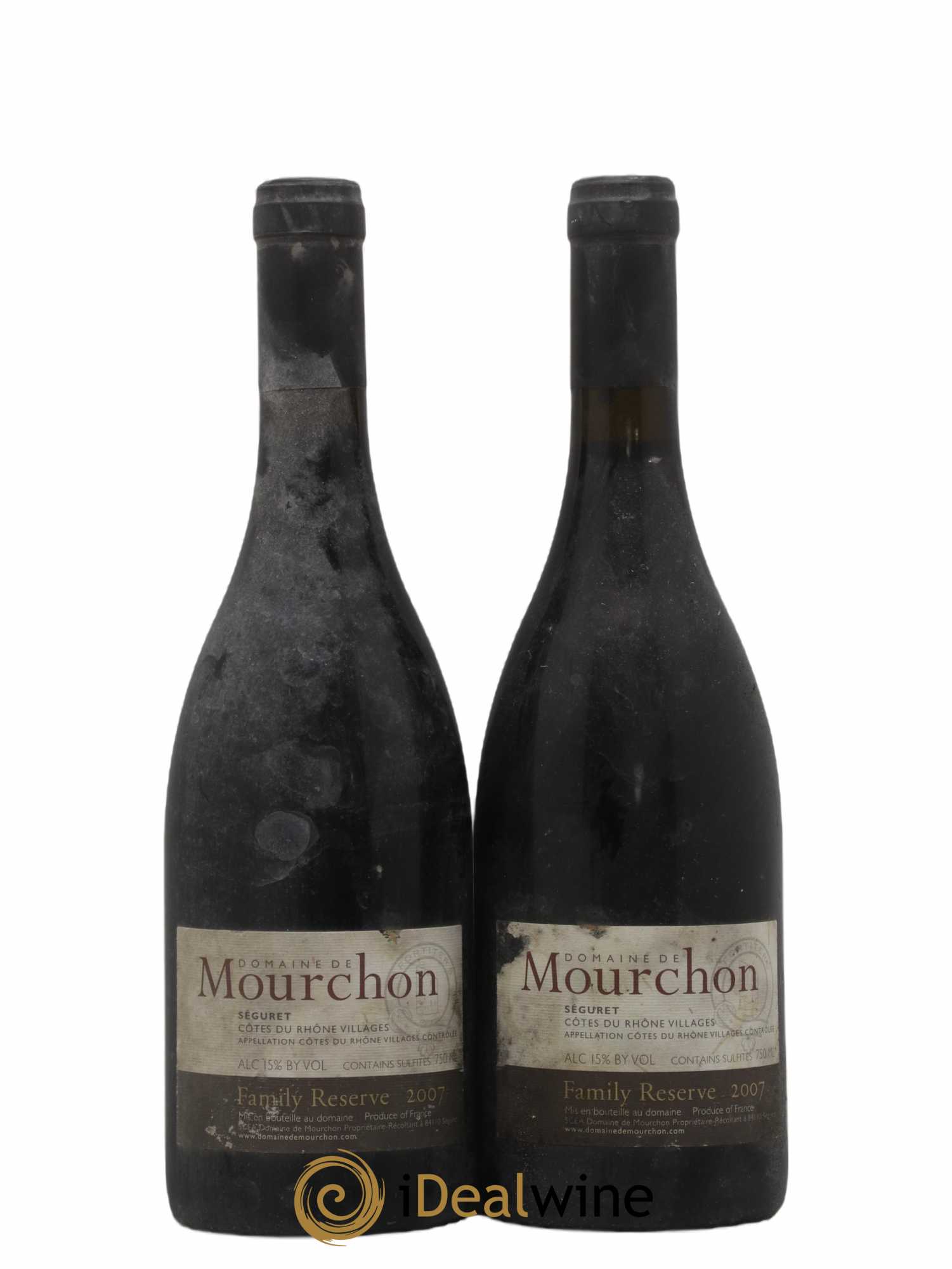 Côtes-du-Rhône Seguret Family Reserve Domaine De Mourchon 2007 - Lot de 2 bouteilles - 0