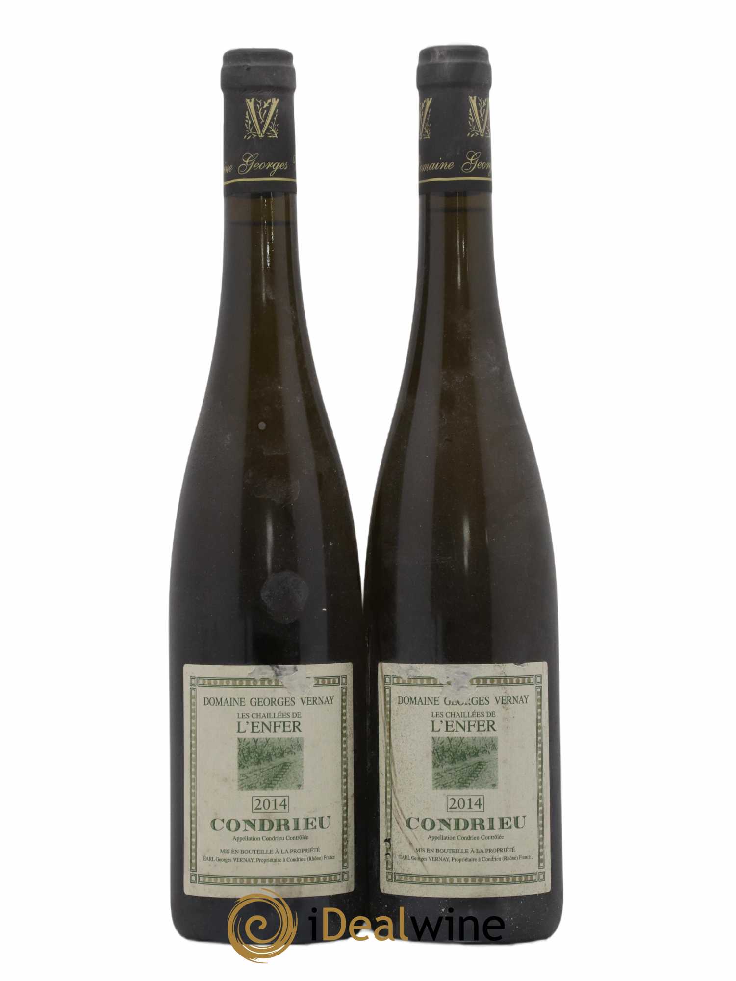 Condrieu Les Chaillées de l'Enfer Georges Vernay 2014 - Lot de 2 bouteilles - 0
