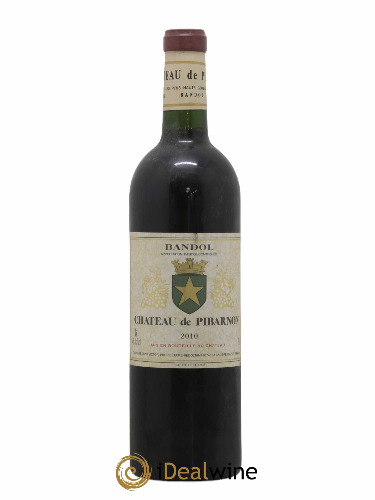 Bandol Château de Pibarnon Comte de Saint-Victor 2010 - Lot de 1 bouteille - 0