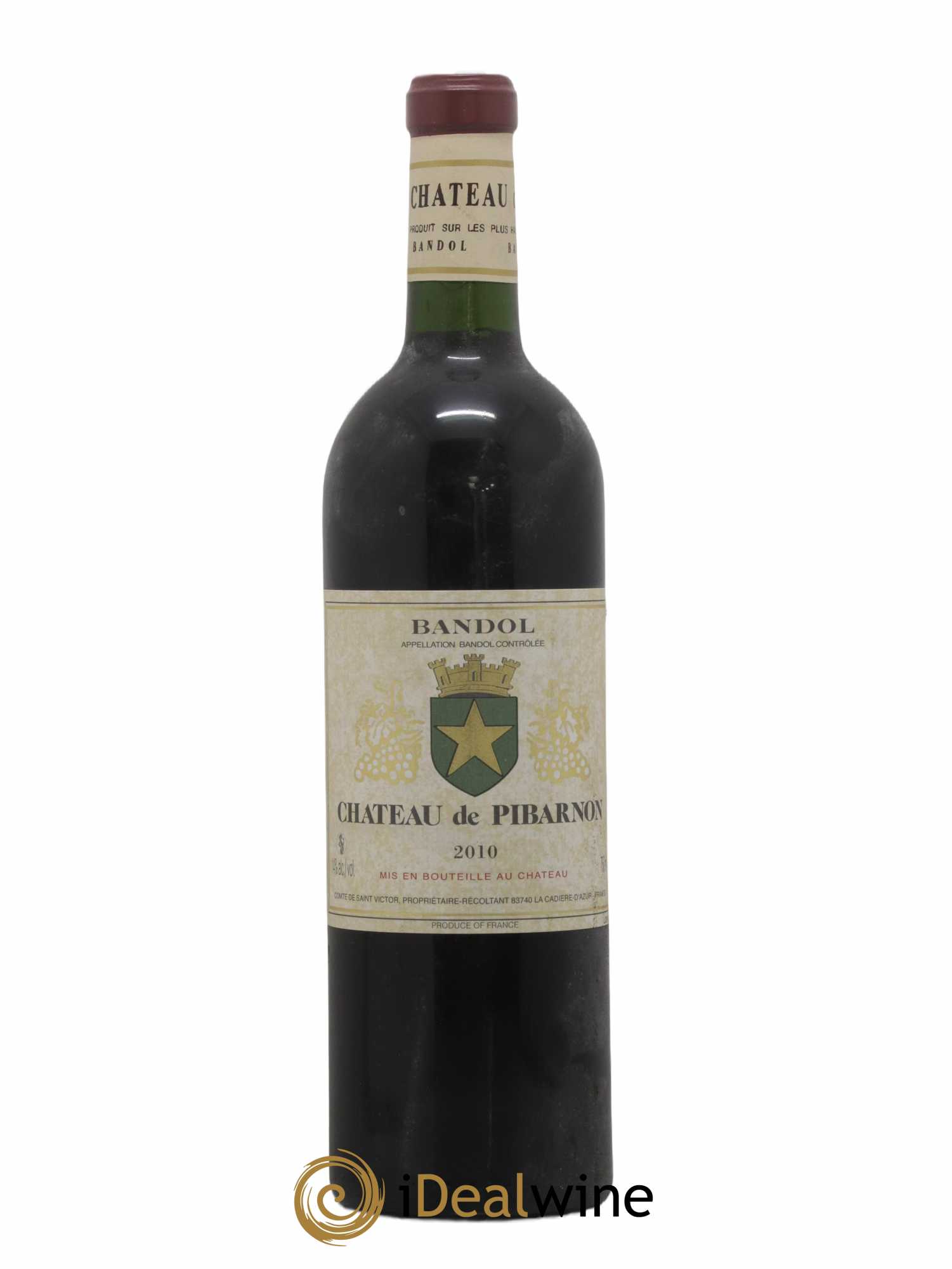 Bandol Château de Pibarnon Comte de Saint-Victor 2010 - Lot de 1 bouteille - 0