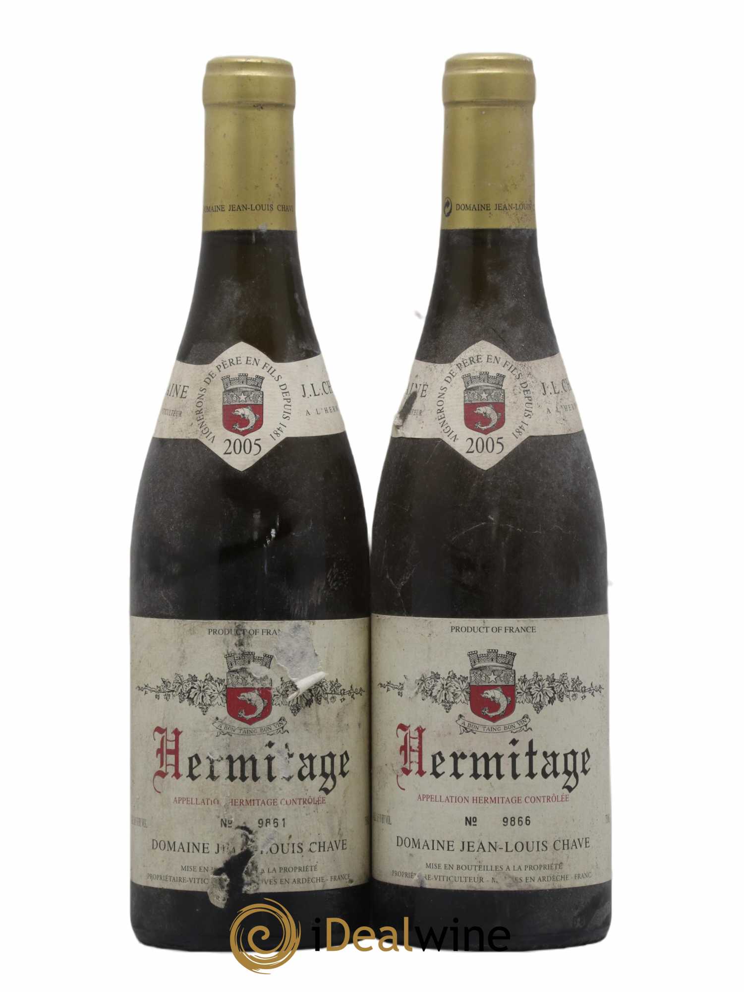 Hermitage Jean-Louis Chave 2005 - Lot de 2 bouteilles - 0