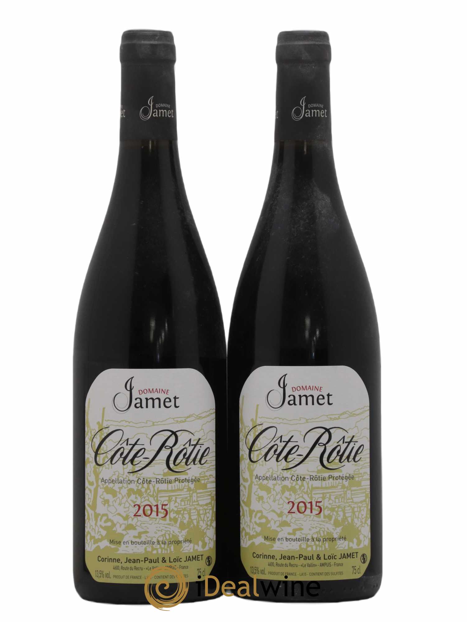 Côte-Rôtie Jamet (Domaine) 2015 - Lot de 2 bouteilles - 0