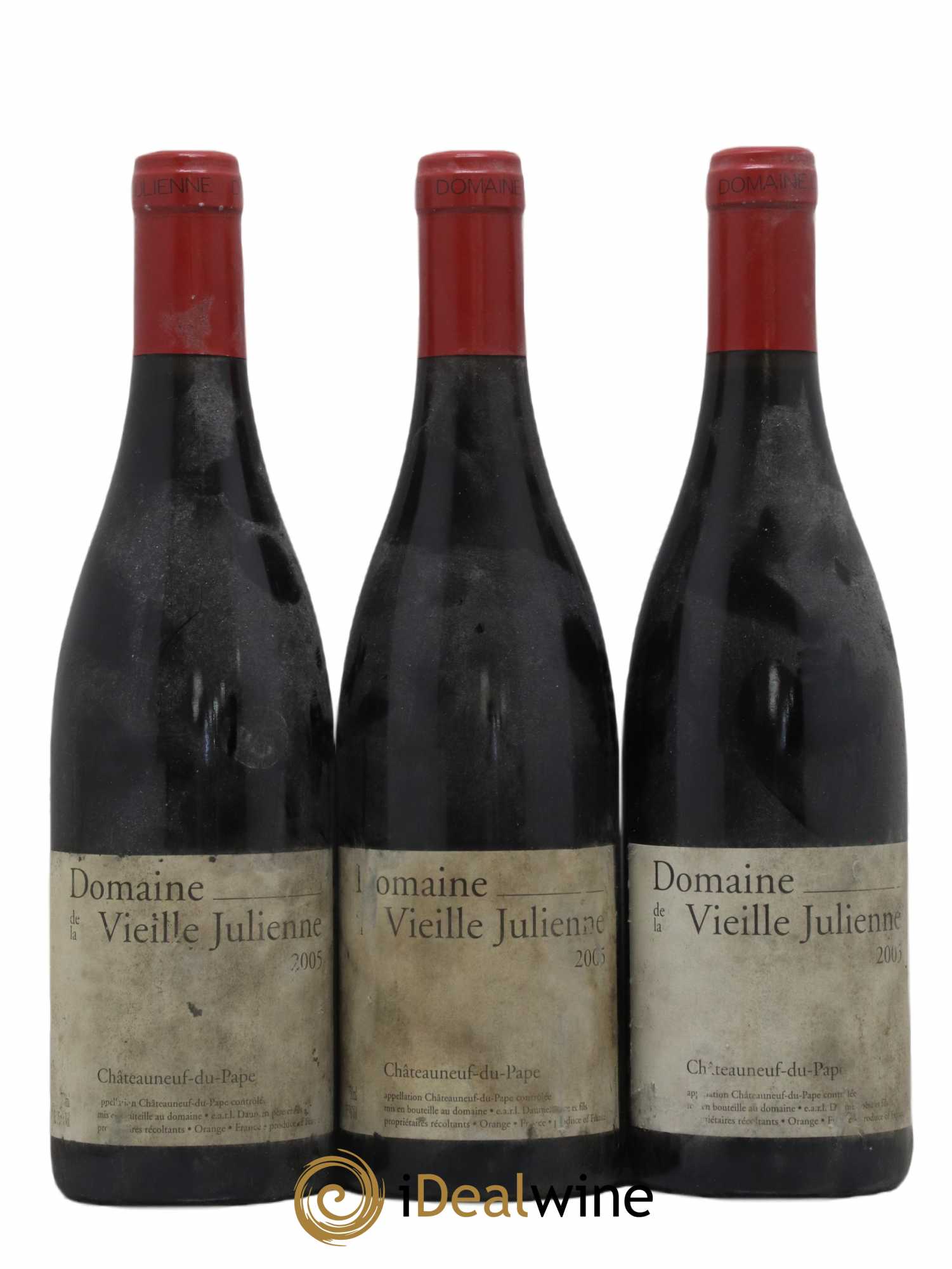 Châteauneuf-du-Pape Vieille Julienne (Domaine de la) Jean-Paul Daumen 2005 - Lot de 3 bouteilles - 0
