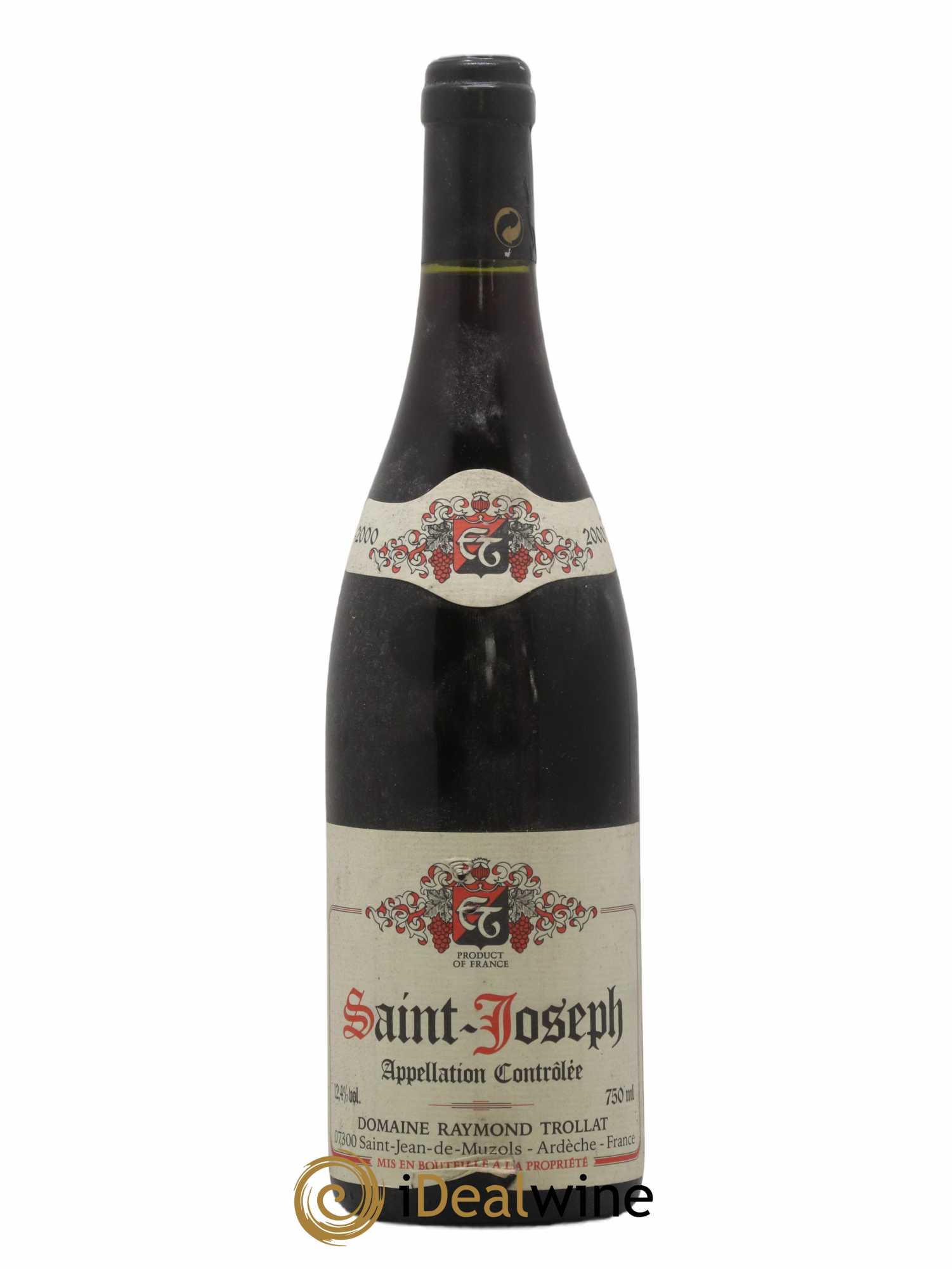 Saint-Joseph Raymond Trollat 2000 - Lot de 1 bouteille - 0