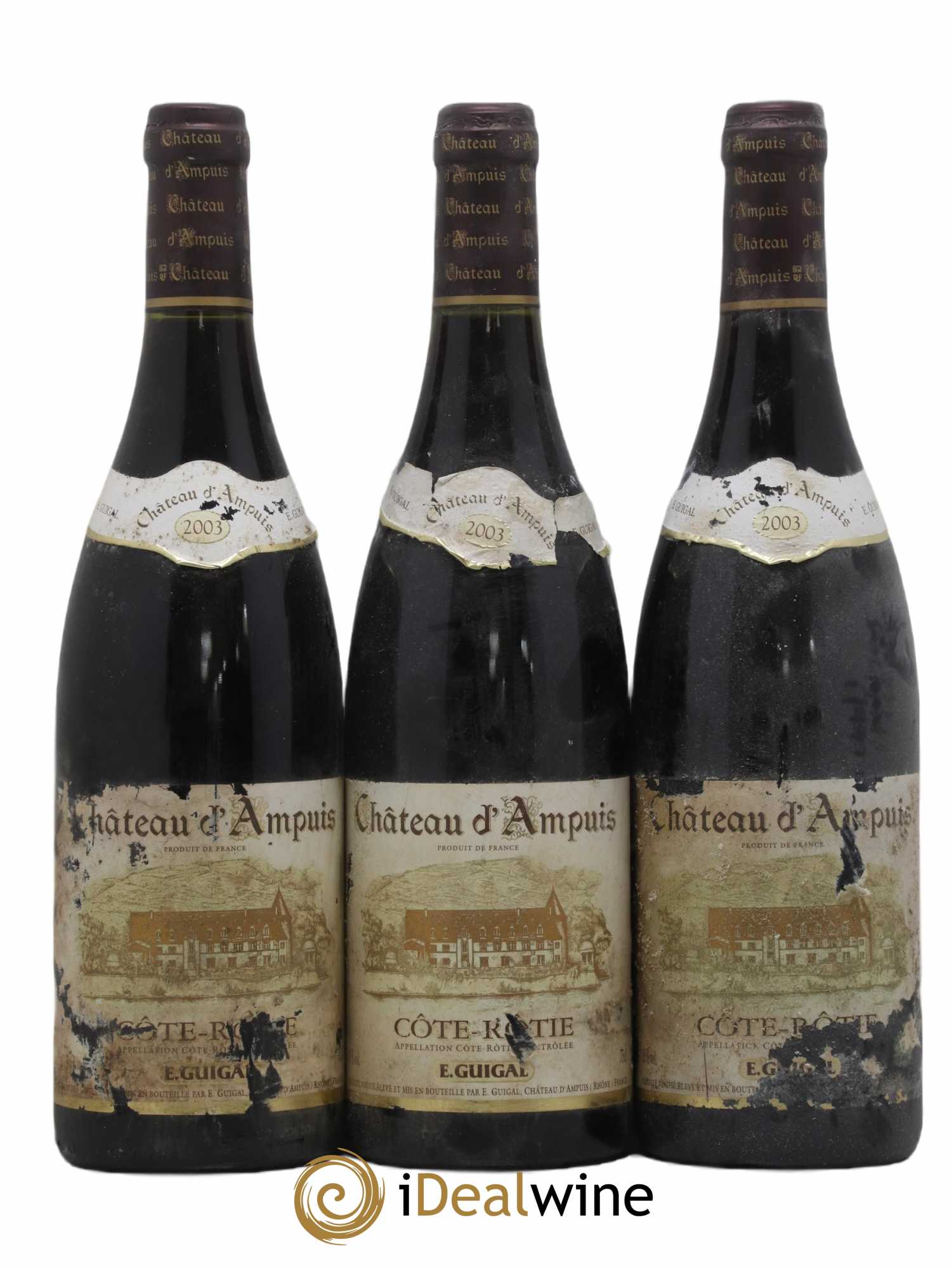Côte-Rôtie Château d'Ampuis Guigal 2003 - Lot de 3 bouteilles - 0