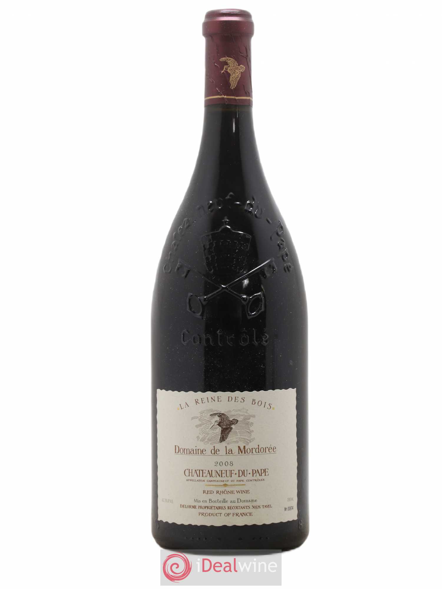 Châteauneuf-du-Pape Cuvée de la Reine des Bois La Mordorée (Domaine de) 2008 - Lot de 1 magnum - 0