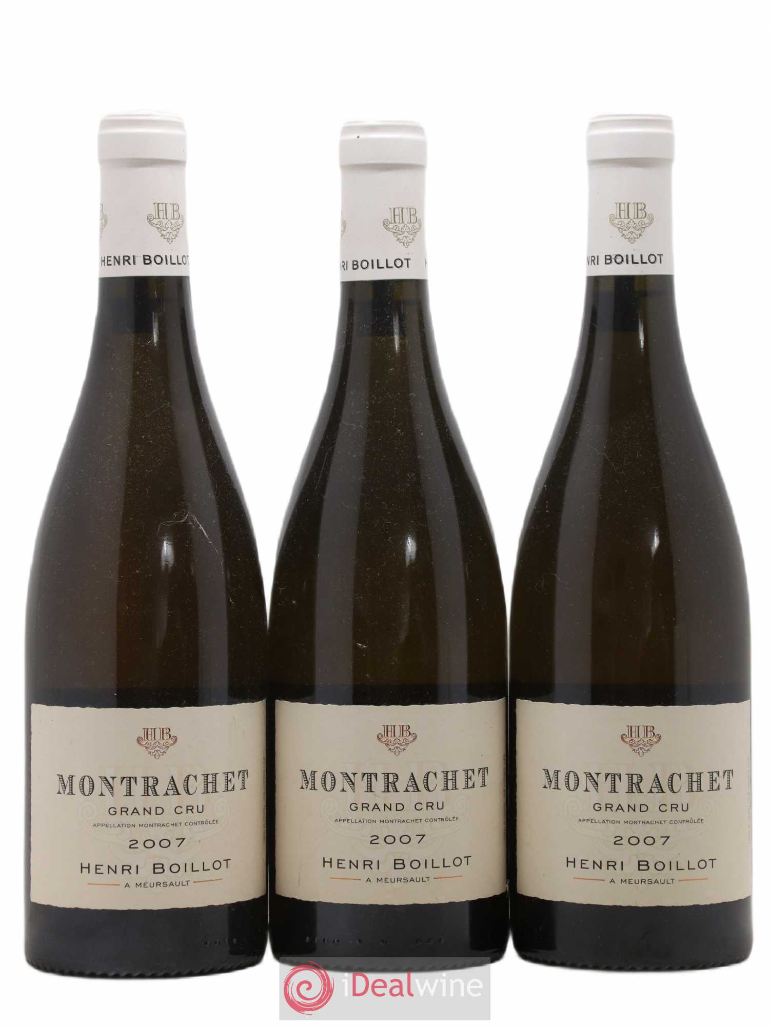 Montrachet Grand Cru Henri Boillot (Domaine) 2007 - Lot de 3 bouteilles - 0