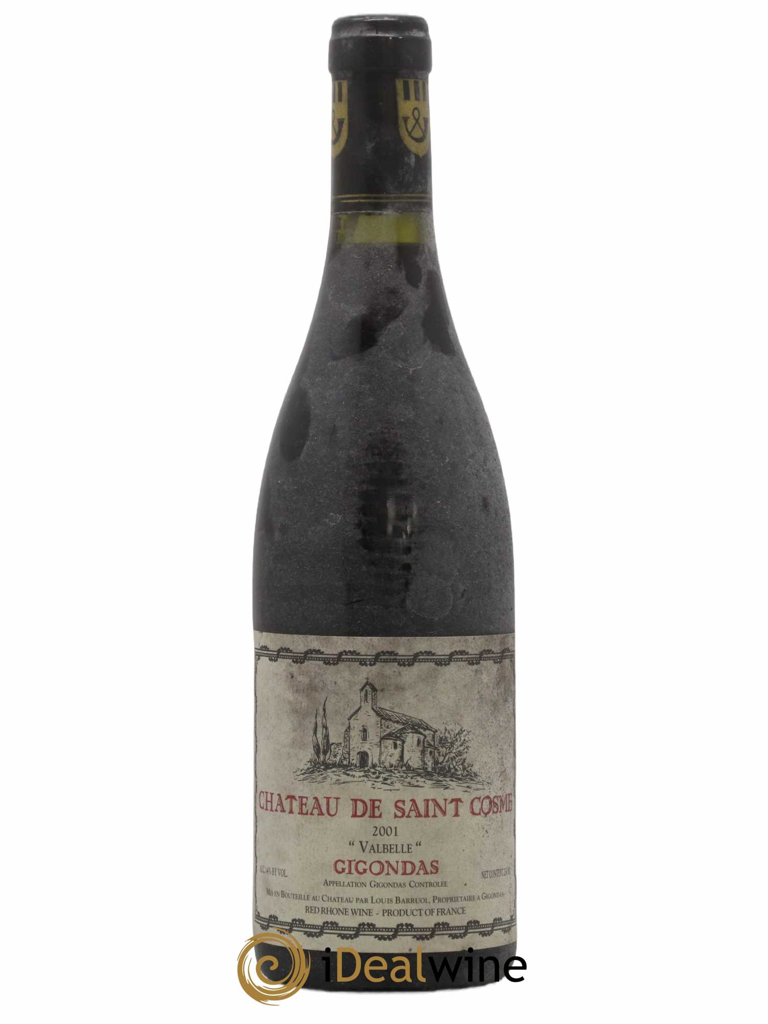 Gigondas Valbelle Saint Cosme 2001 - Lot de 1 bouteille - 0