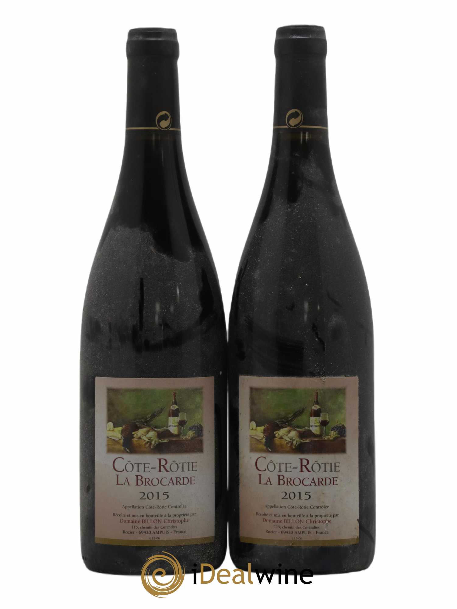 Côte-Rôtie La Brocarde Christophe Billon 2015 - Lot de 2 bouteilles - 0