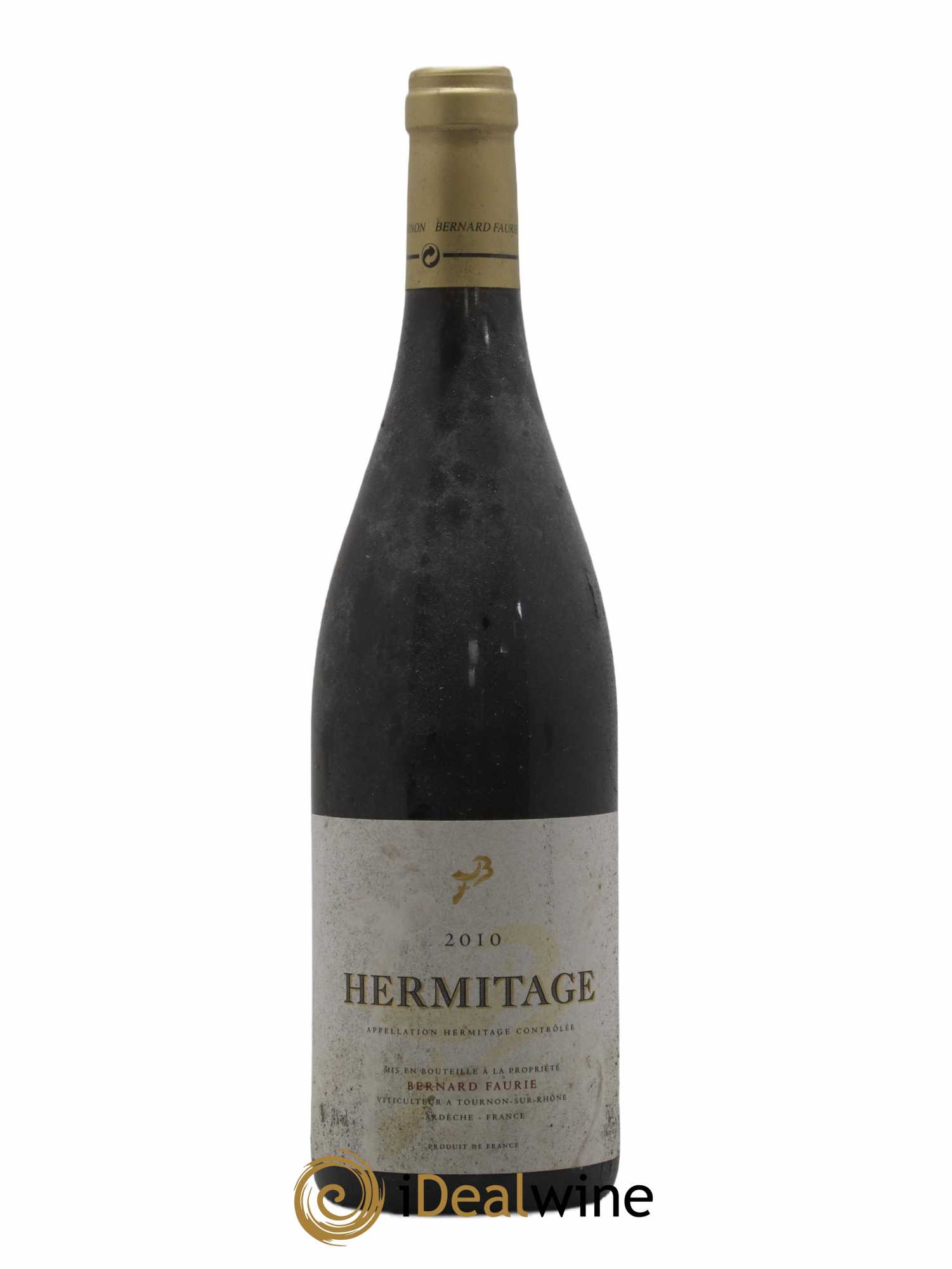 Hermitage Bessards Méal (capsule dorée) Bernard Faurie 2010 - Lot de 1 bouteille - 0