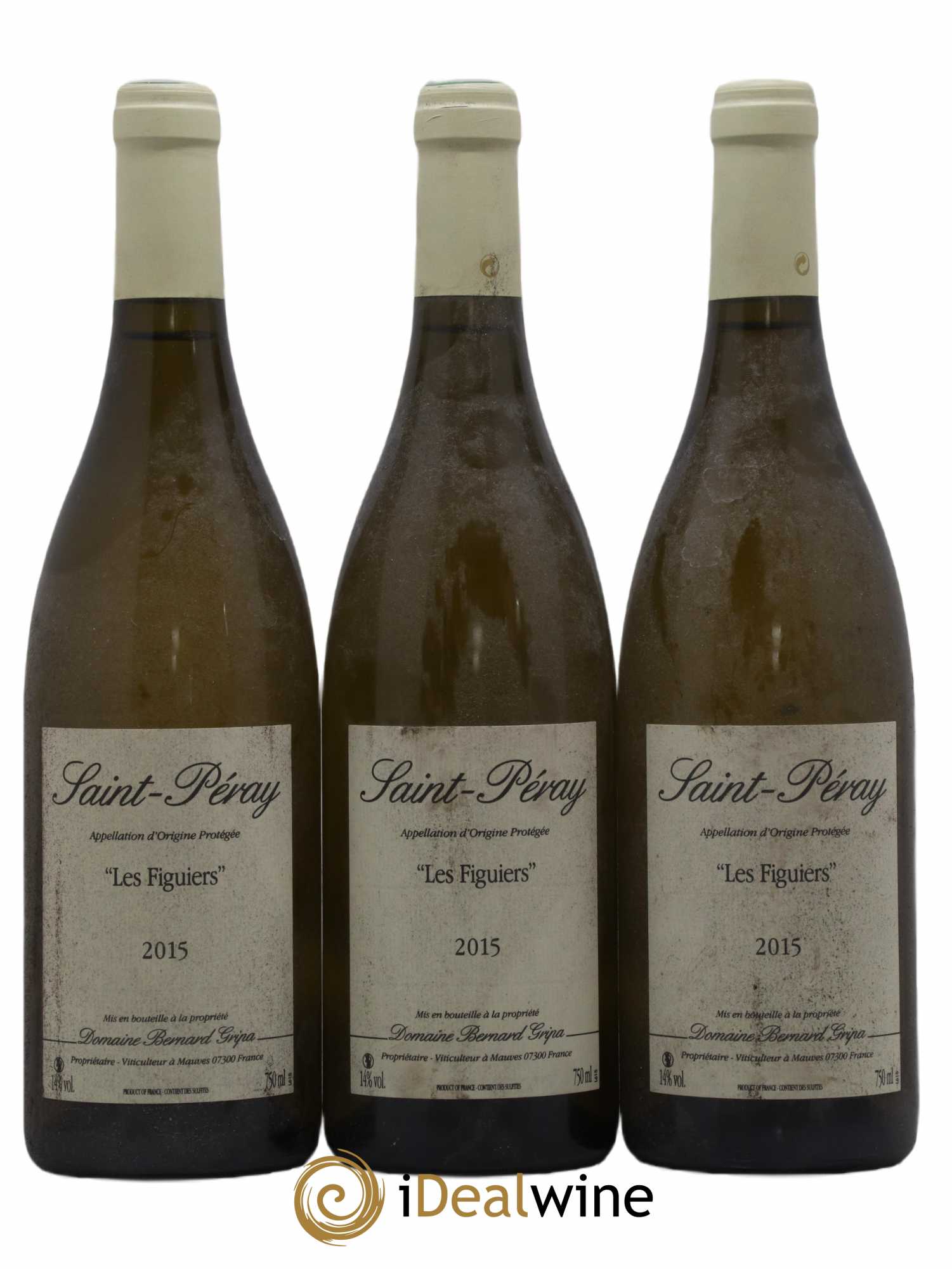 Saint-Péray Les Figuiers Bernard Gripa (Domaine) 2015 - Lot de 3 bouteilles - 0