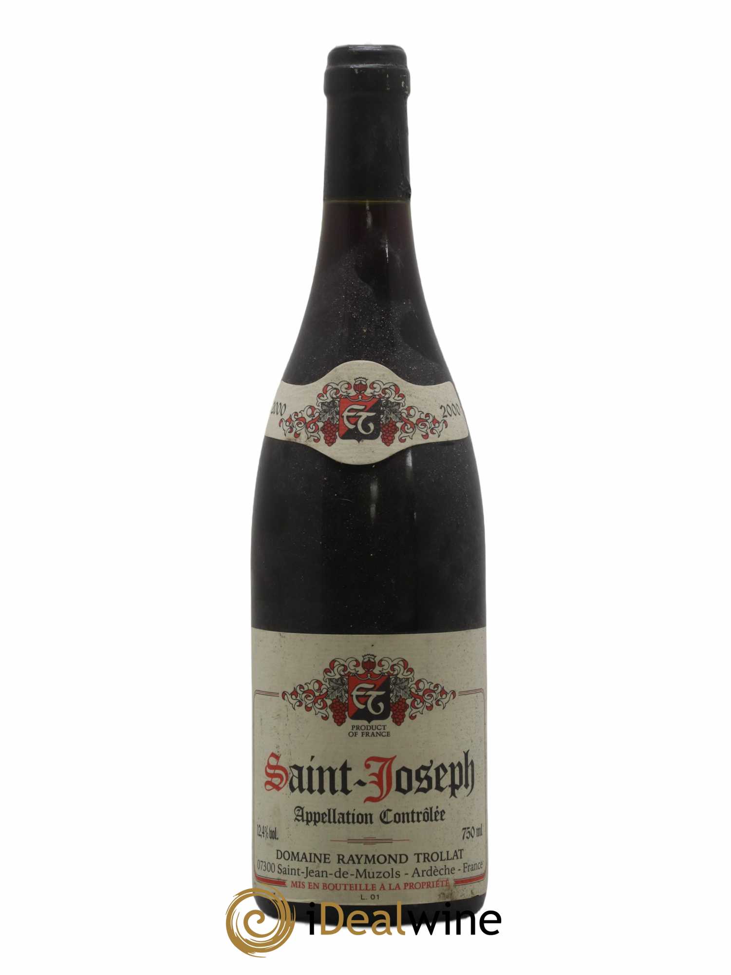 Saint-Joseph Raymond Trollat 2000 - Lot de 1 bouteille - 0