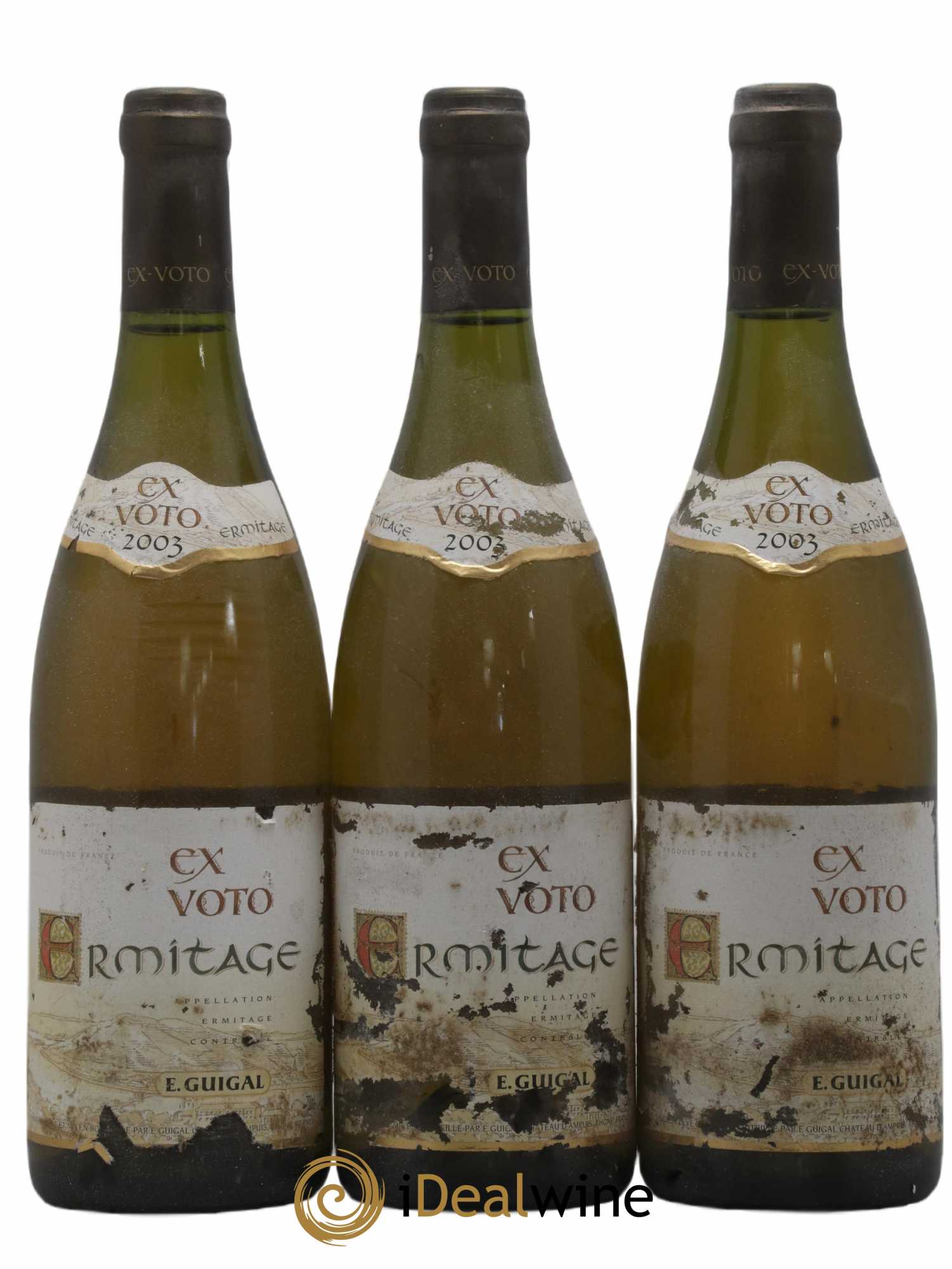 Ermitage Ex Voto Guigal 2003 - Lot de 3 bouteilles - 0