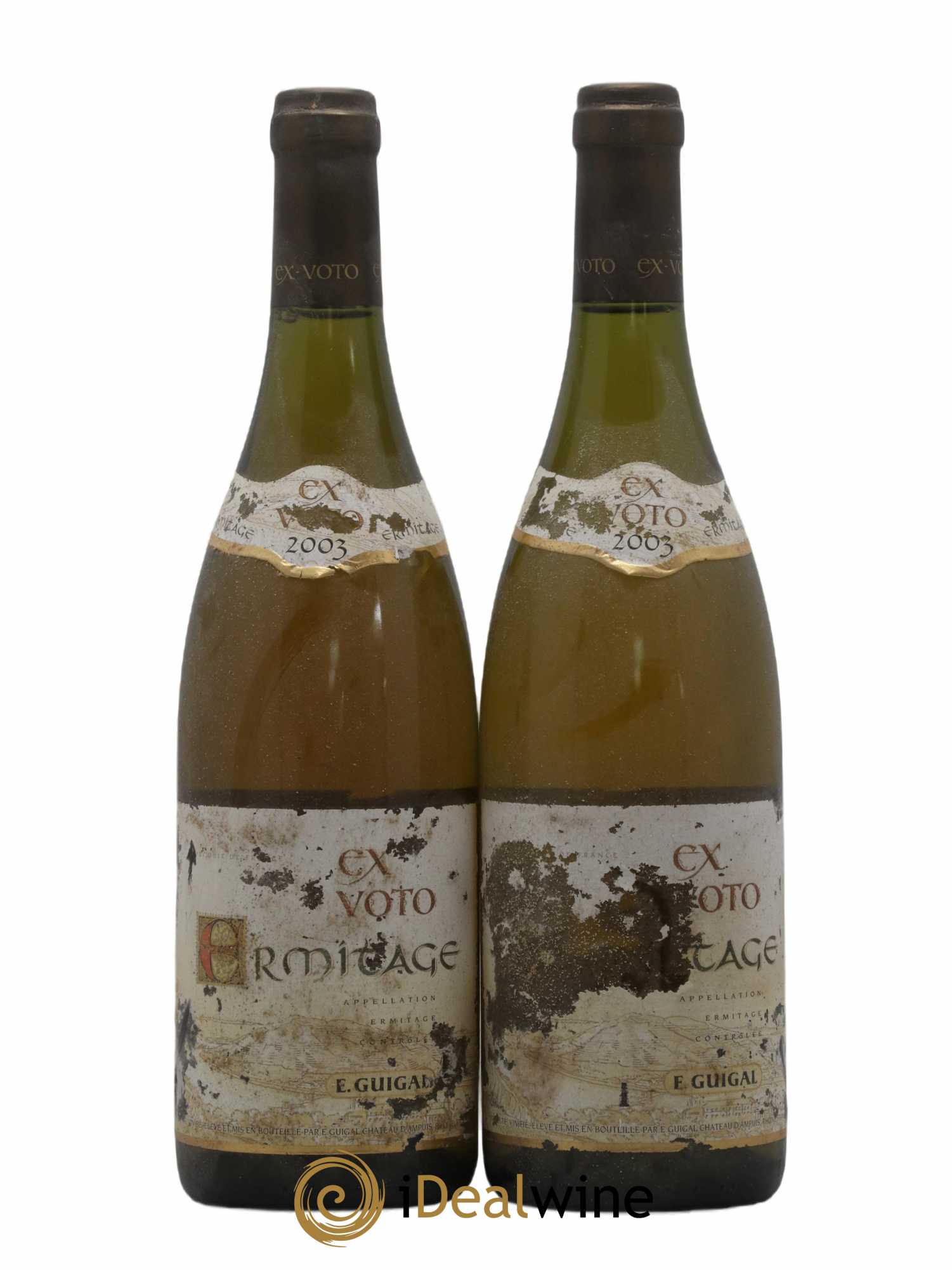 Ermitage Ex Voto Guigal 2003 - Lot de 2 bouteilles - 0