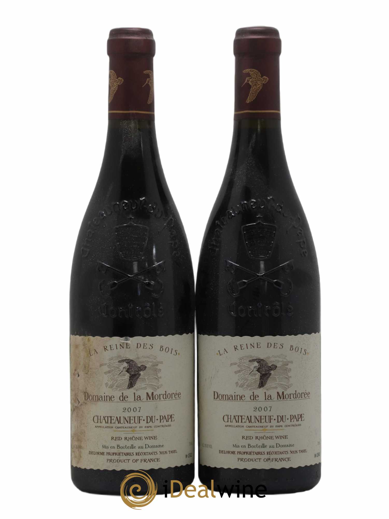 Châteauneuf-du-Pape Cuvée de la Reine des Bois La Mordorée (Domaine de) 2007 - Lot de 2 bouteilles - 0
