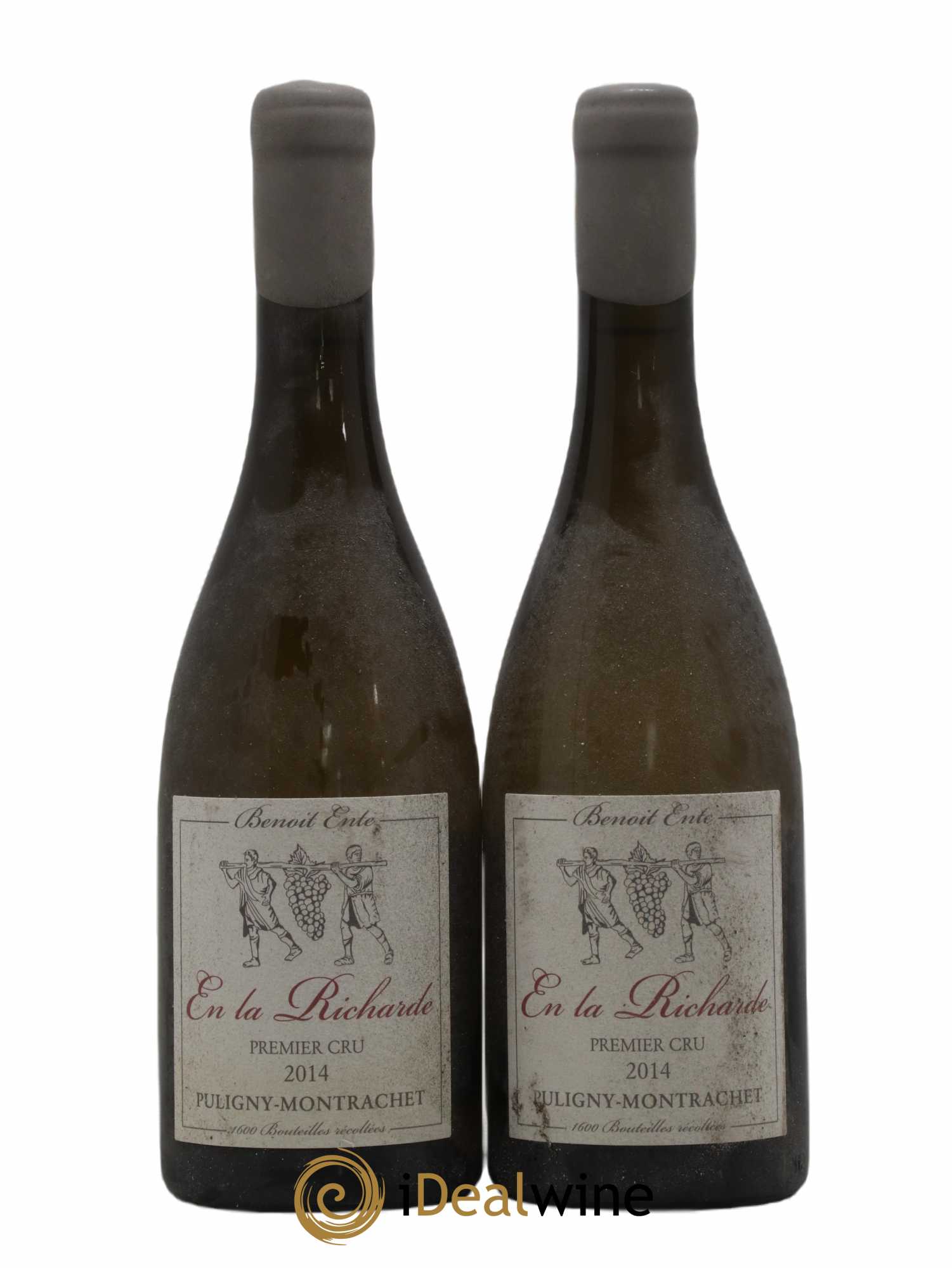 Puligny-Montrachet 1er Cru Folatières En la Richarde Benoit Ente 2014 - Lot de 2 bouteilles - 0