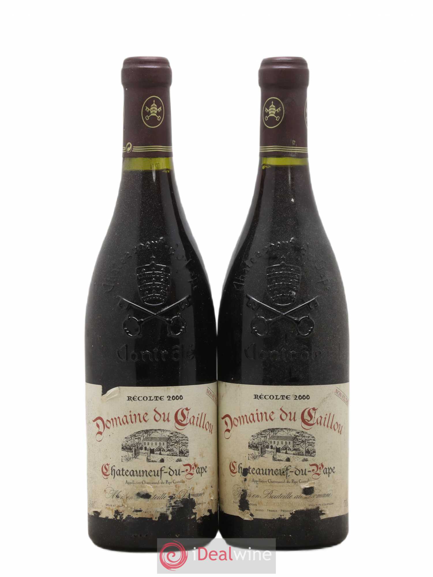 Châteauneuf-du-Pape Domaine Le Clos Du Caillou 2000 - Lot de 2 bouteilles - 0