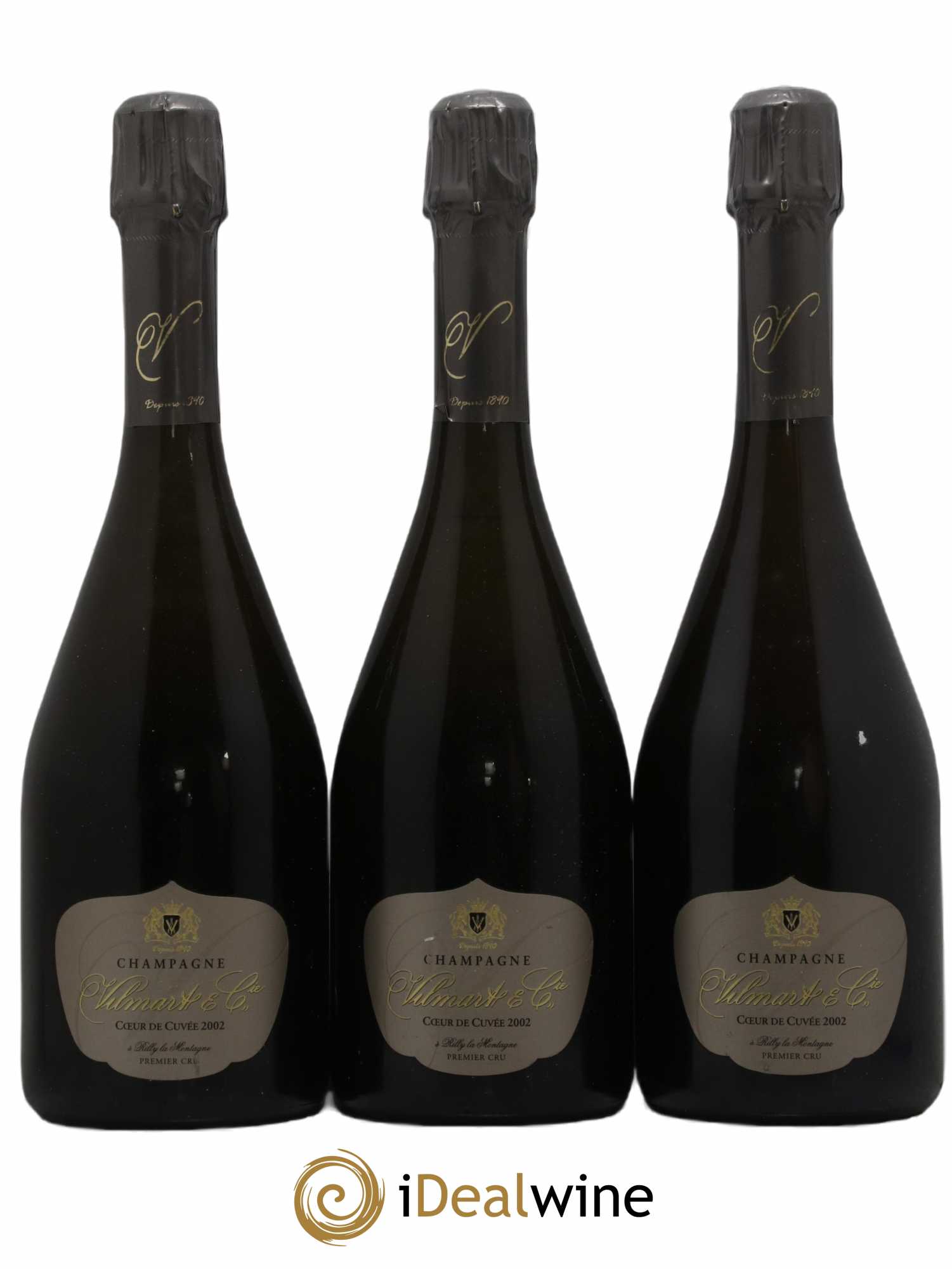 Champagne Vilmart Coeur de Cuvee 2002 - Lot de 3 bouteilles - 0