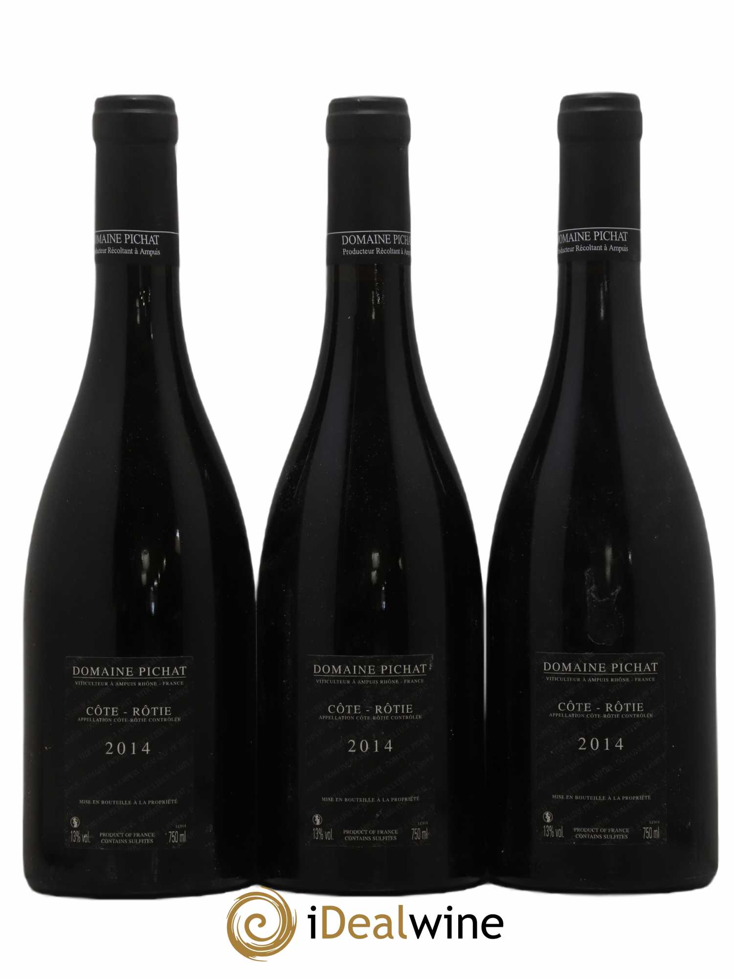 Côte-Rôtie Les Grandes Places Pichat (Domaine) 2014 - Lot de 3 bouteilles - 1