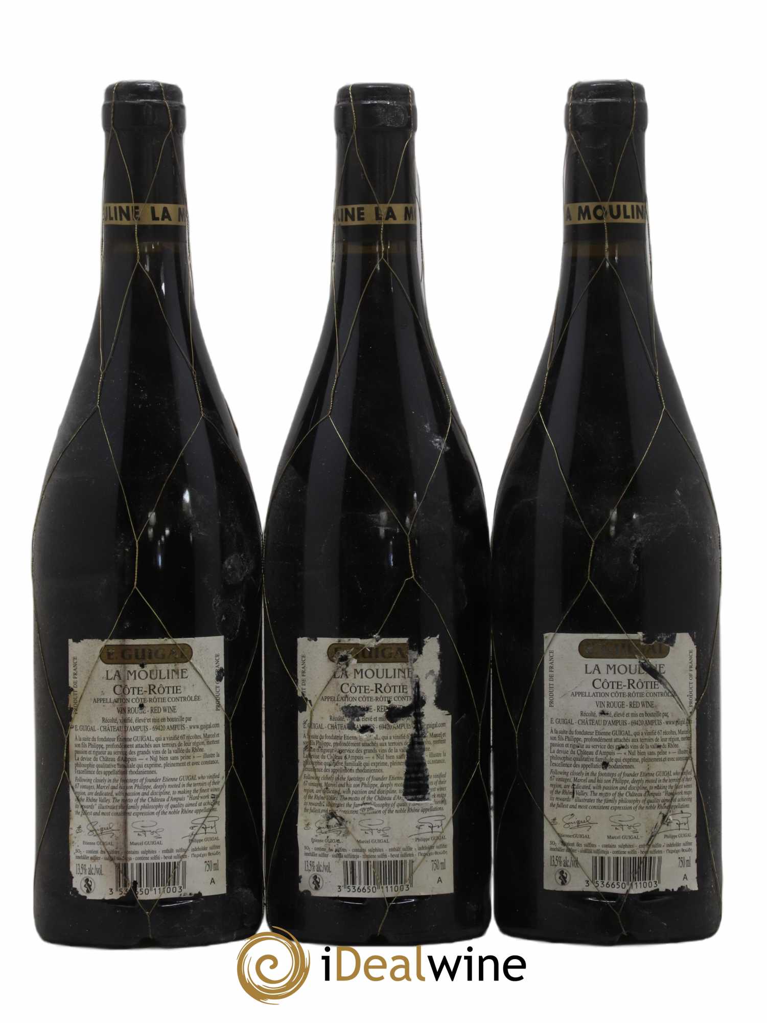 Côte-Rôtie La Mouline Guigal 2006 - Lot de 3 bouteilles - 1