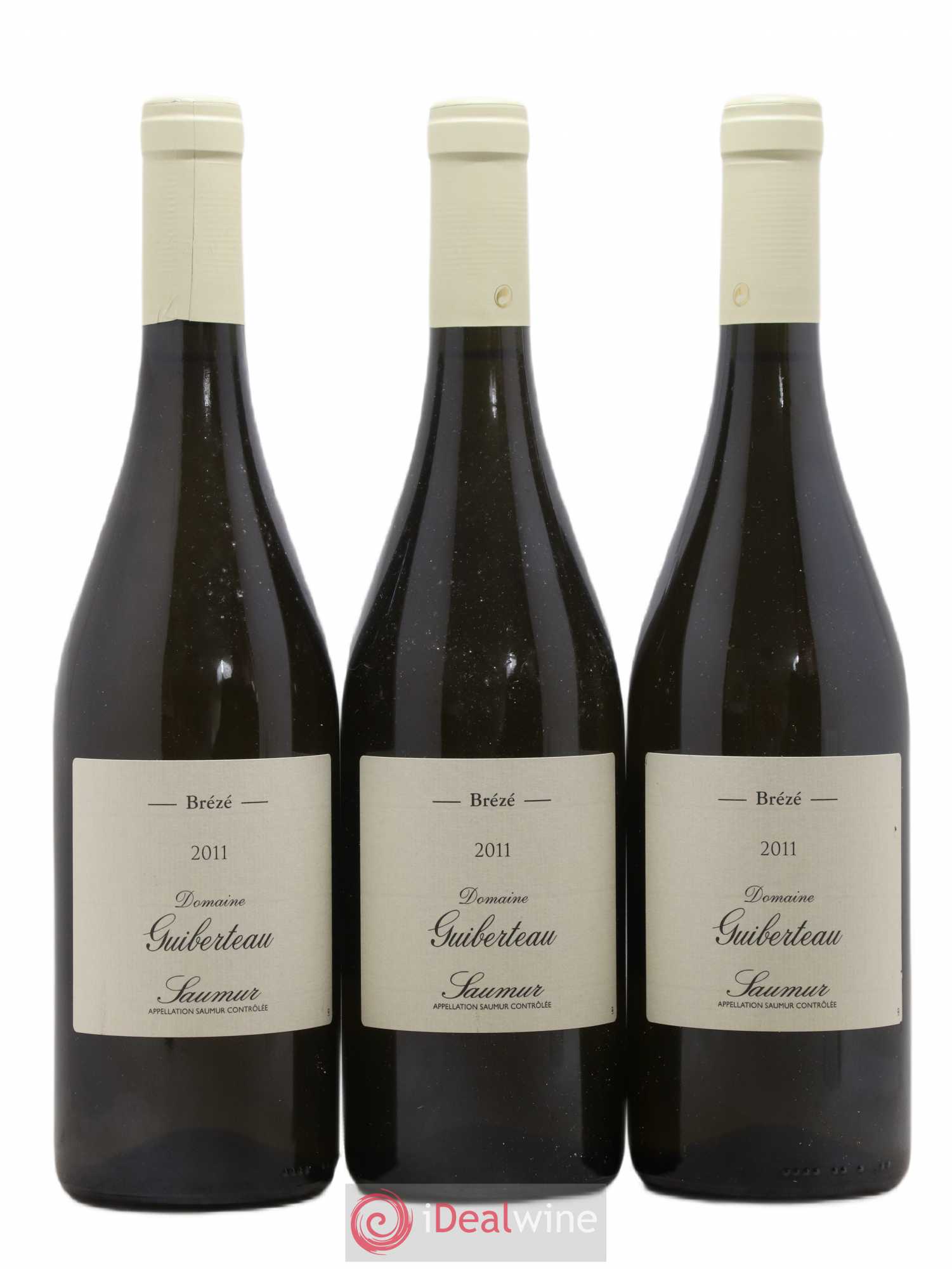 Saumur Brézé Domaine Guiberteau 2011 - Lot de 3 bouteilles - 0