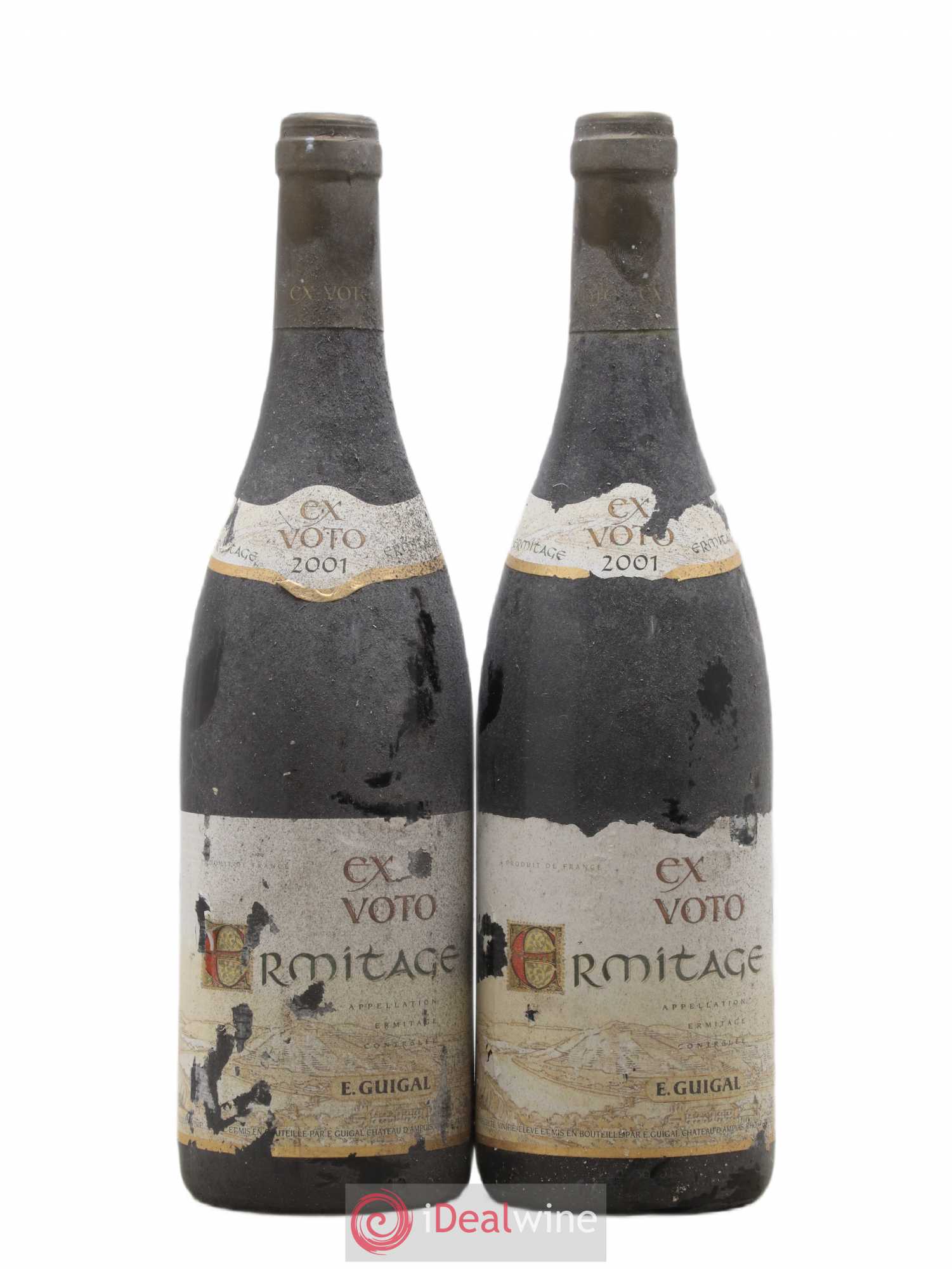 Ermitage Ex Voto Guigal 2001 - Lot de 2 bouteilles - 0
