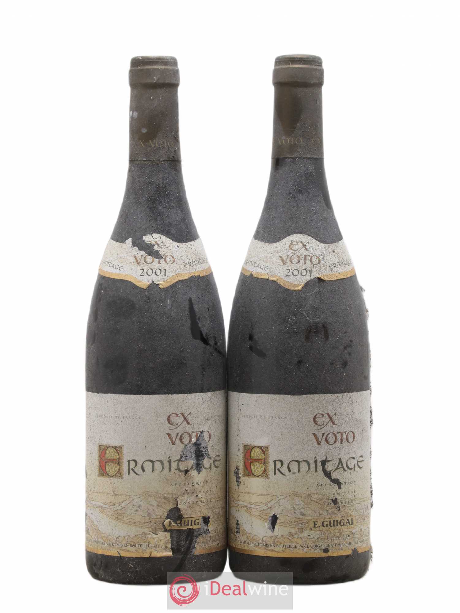 Ermitage Ex Voto Guigal 2001 - Lot de 2 bouteilles - 0