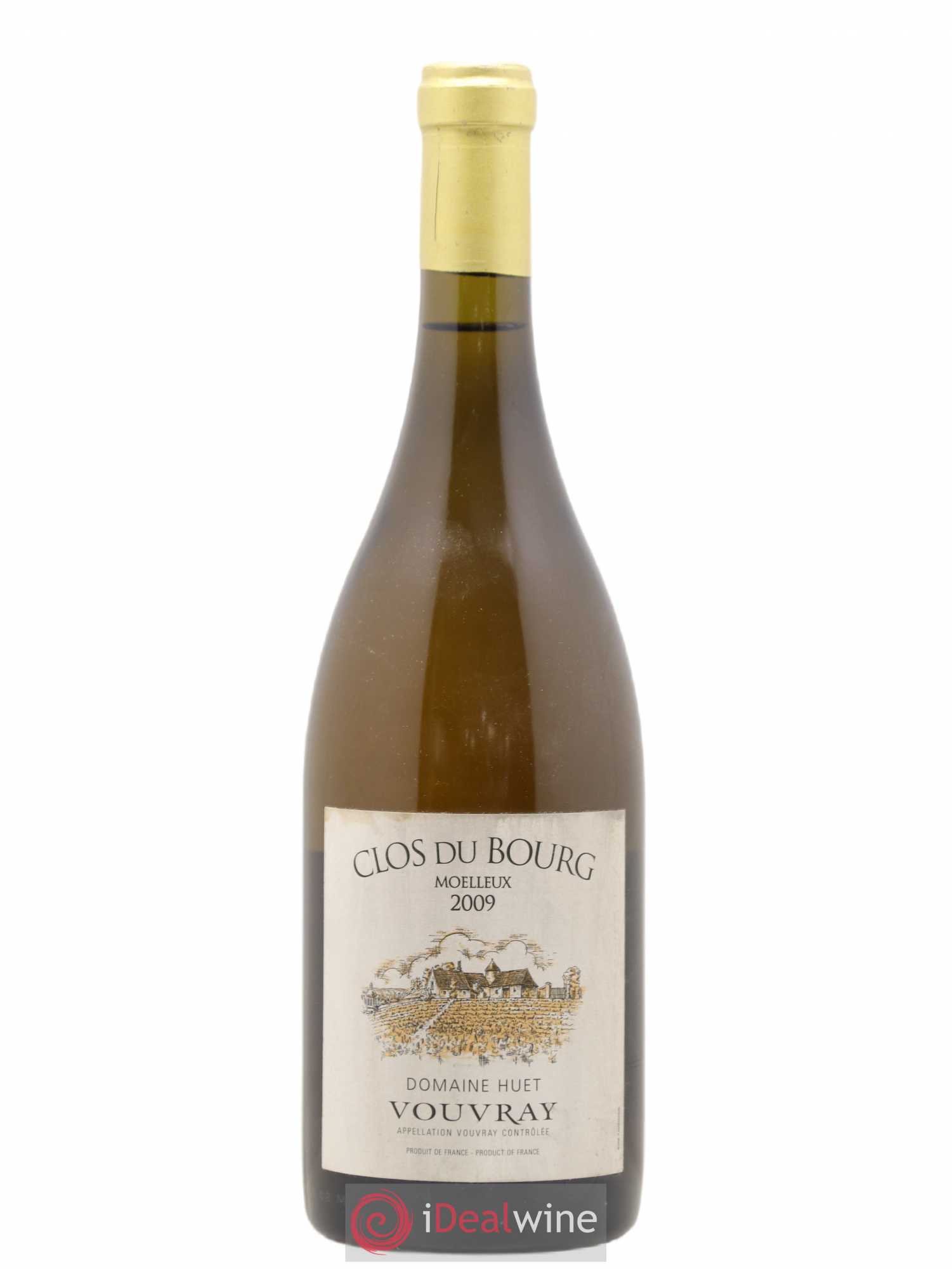 Vouvray Clos du Bourg Moelleux Domaine Huet 2009 - Lotto di 1 bottiglia - 0