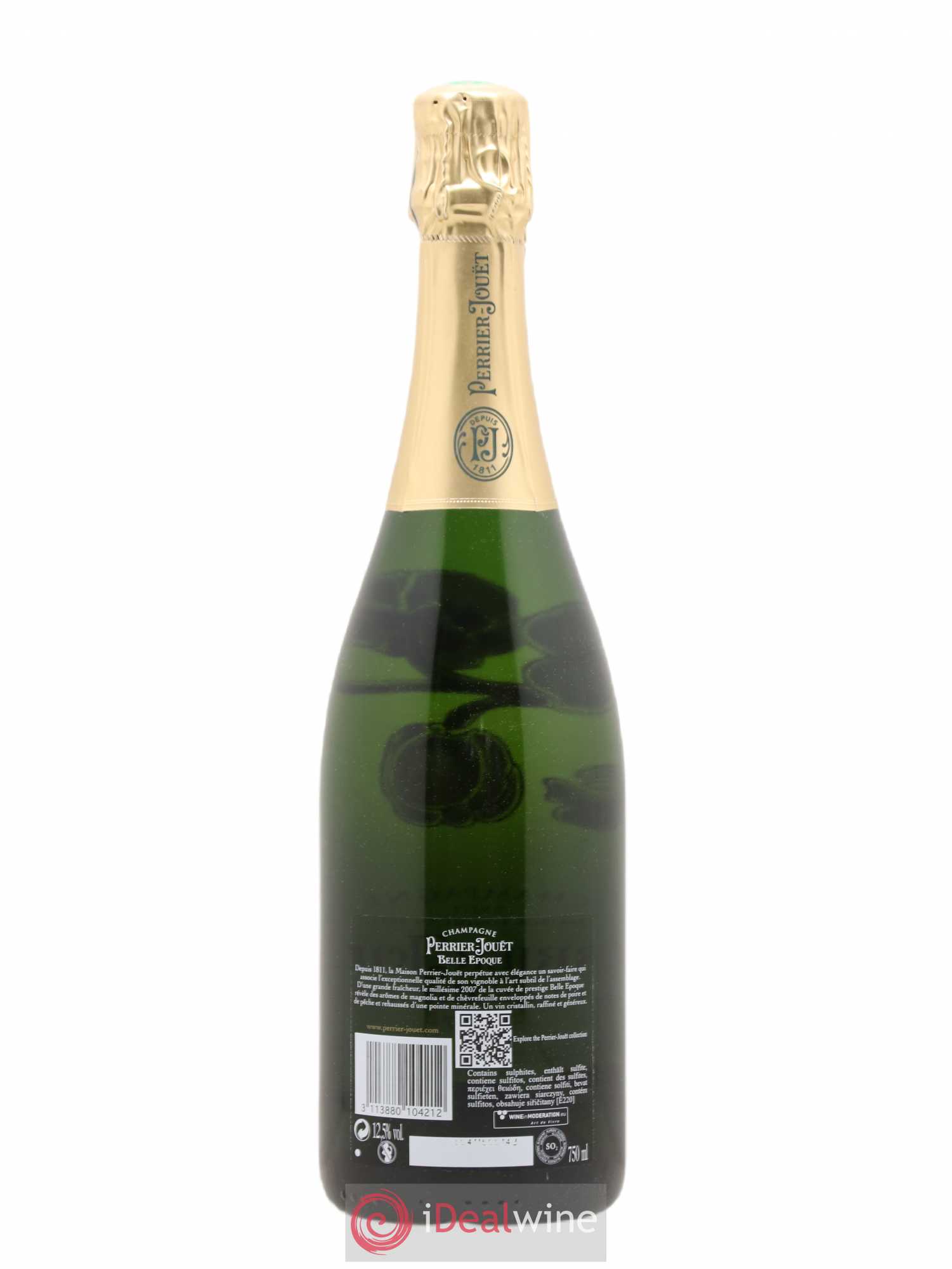 Cuvée Belle Epoque Brut Perrier-Jouët 2007 - Lot de 1 bouteille - 2