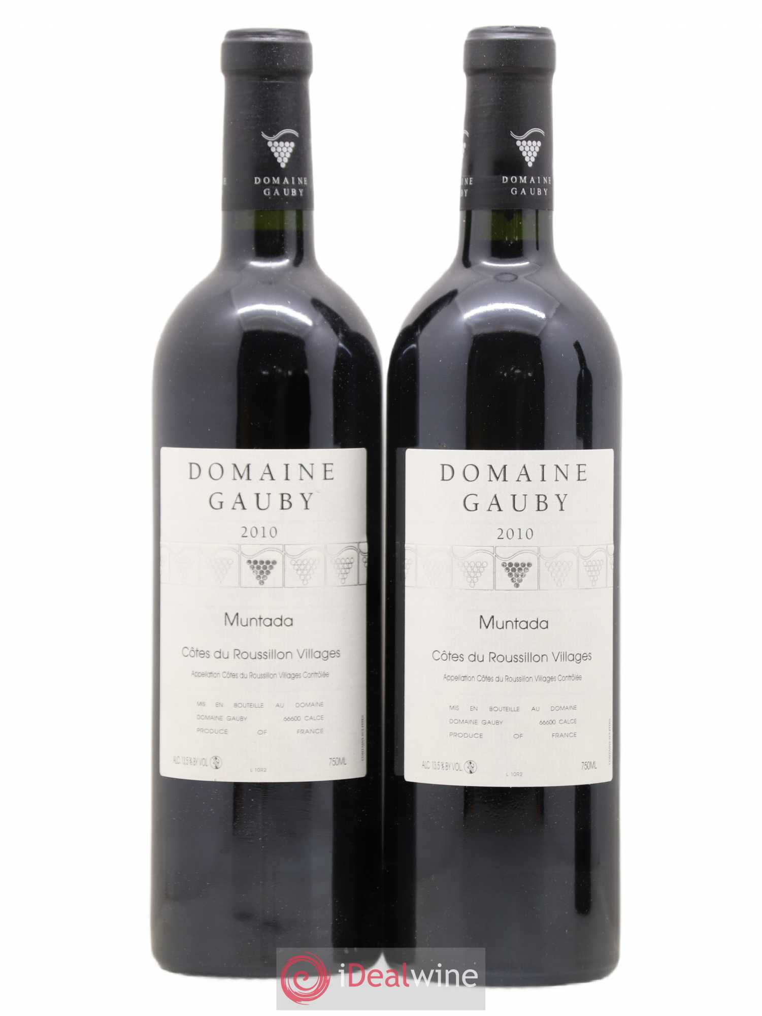 Côtes Catalanes (anciennement Côtes du Roussillon Villages) La Muntada Gauby (Domaine) 2010 - Lot de 2 bouteilles - 0
