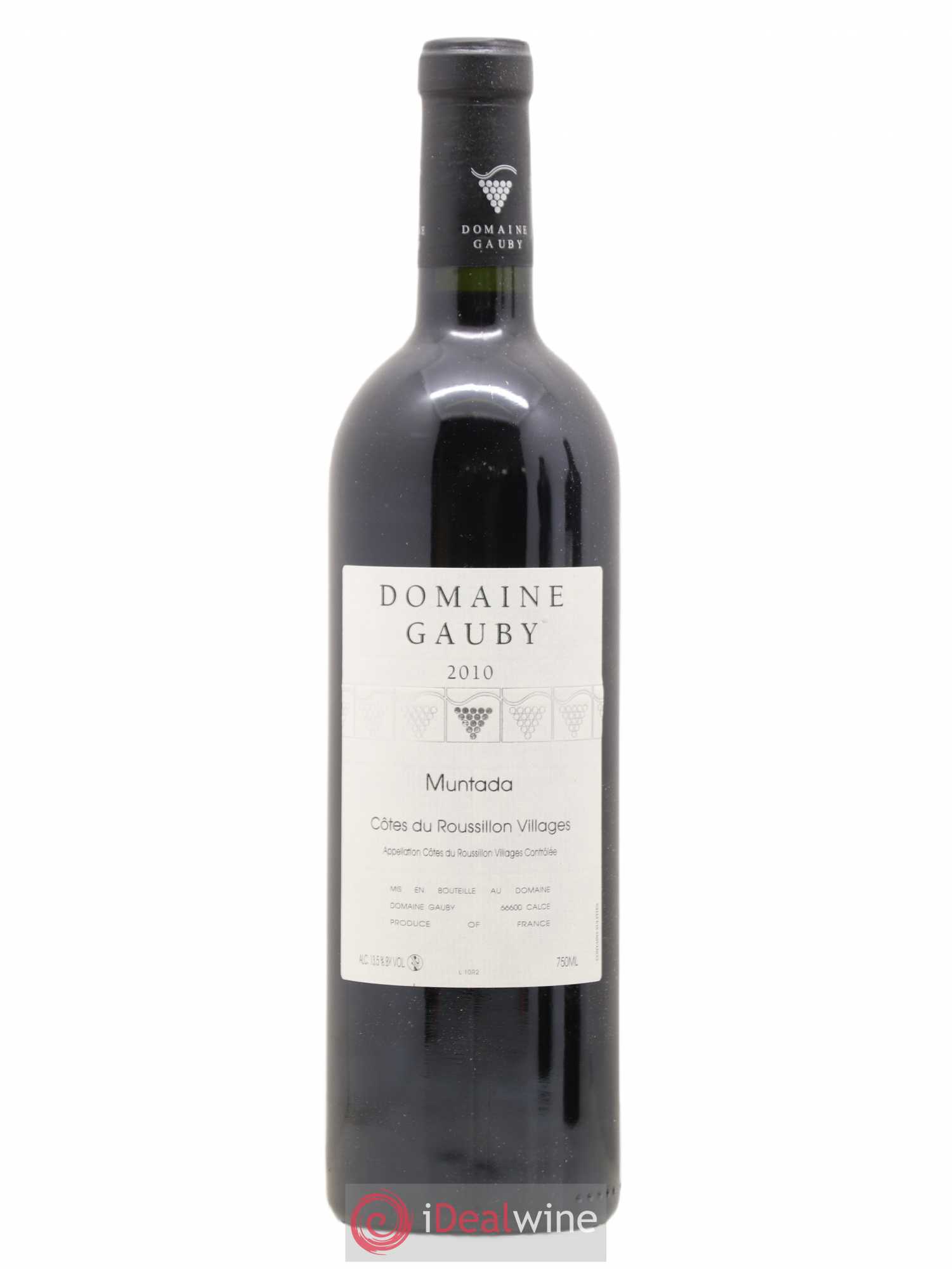 Côtes Catalanes (anciennement Côtes du Roussillon Villages) La Muntada Gauby (Domaine) 2010 - Lot de 1 bouteille - 0