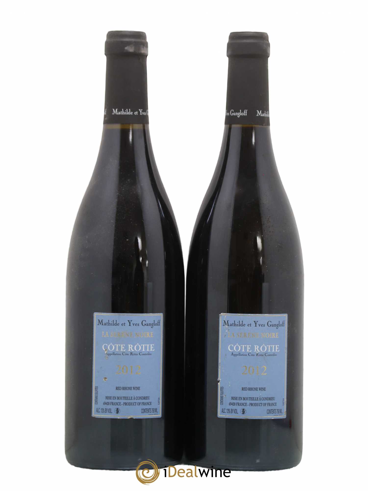 Côte-Rôtie La Sereine Noire Gangloff (Domaine) 2012 - Lot de 2 bouteilles - 1