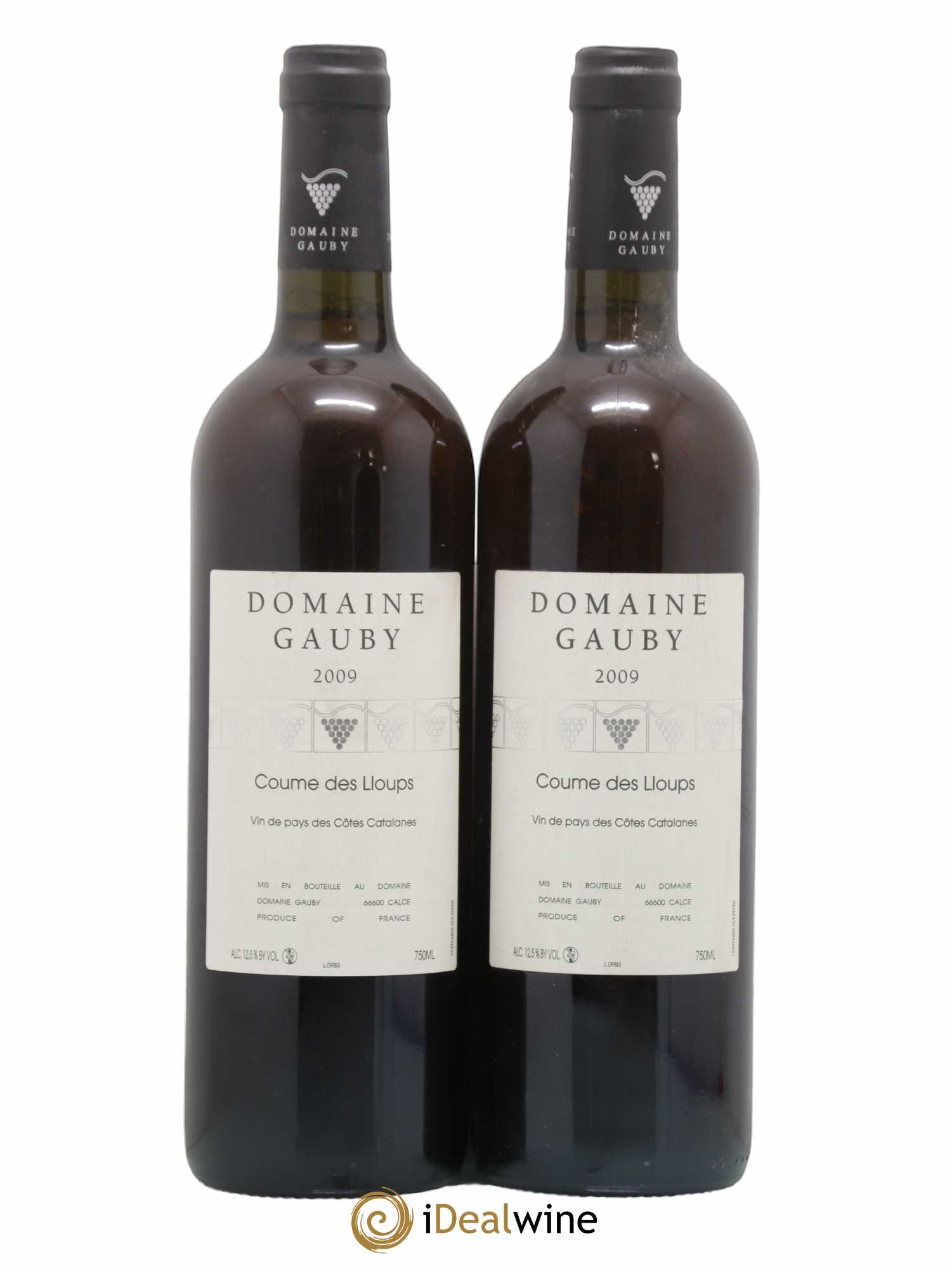 Côtes Catalanes Coume des Lloups Gauby (Domaine) 2009 - Lot de 2 bouteilles - 0